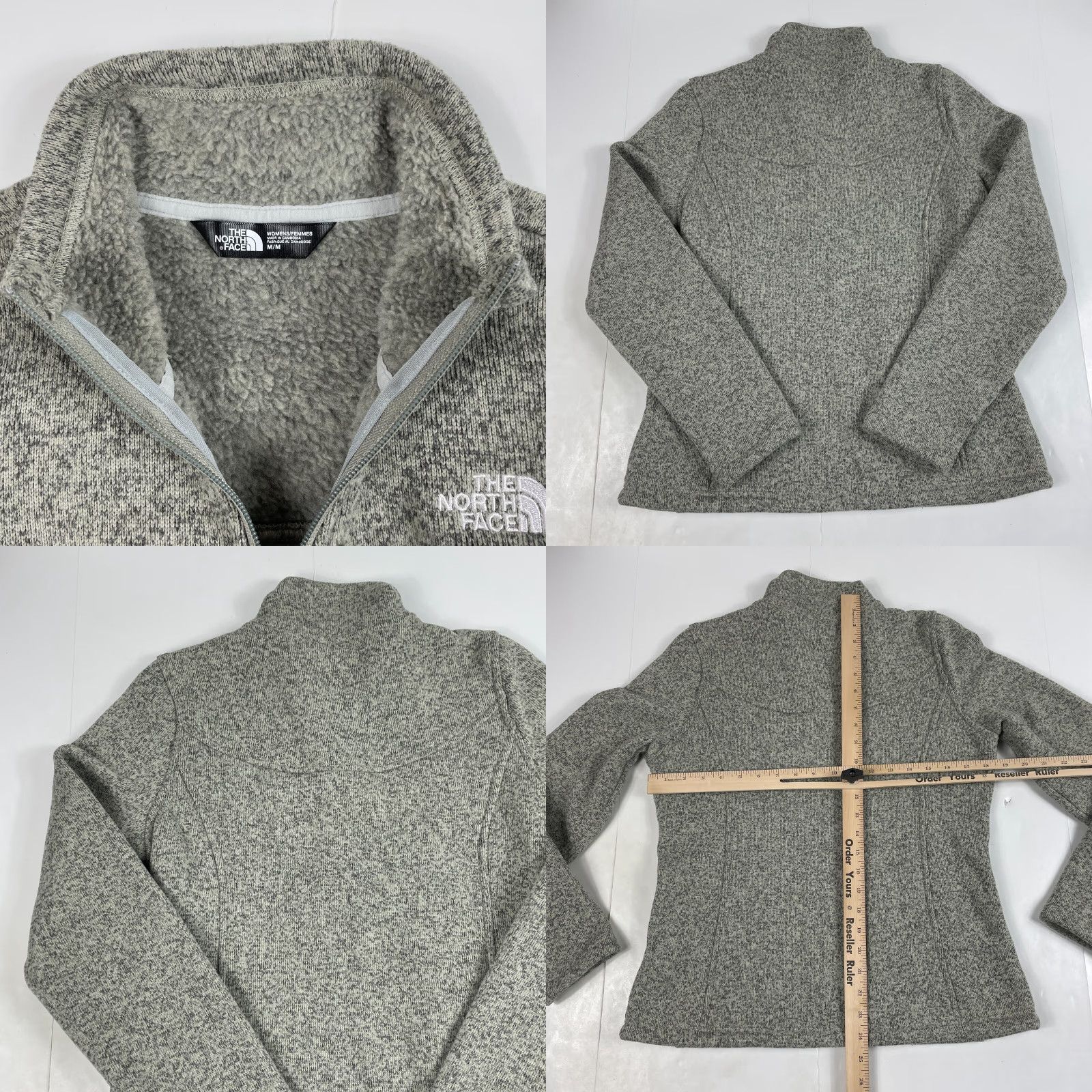 The North Face The North Face Jacket Womens Medium Beige Maggy 1/4 Zip Fleece Outdoor Outdoorwear Fashionable Wind-Resistant Casual Travel Workwear Regular Womens Size M / US 6-8 / IT 42-44 - 8 Thumbnail