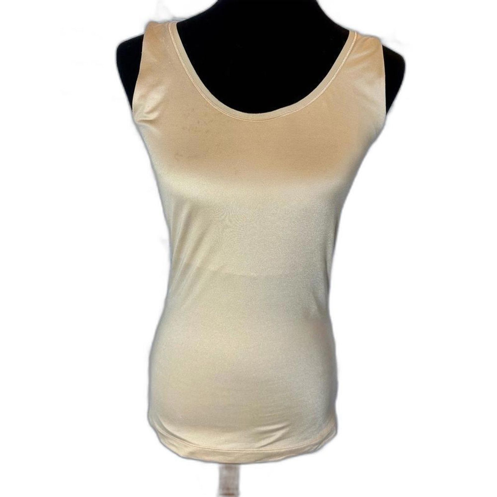 Designer Soft Nude Tank Top - Versatile Sleeveless Tee Size ONE SIZE - 1 Thumbnail