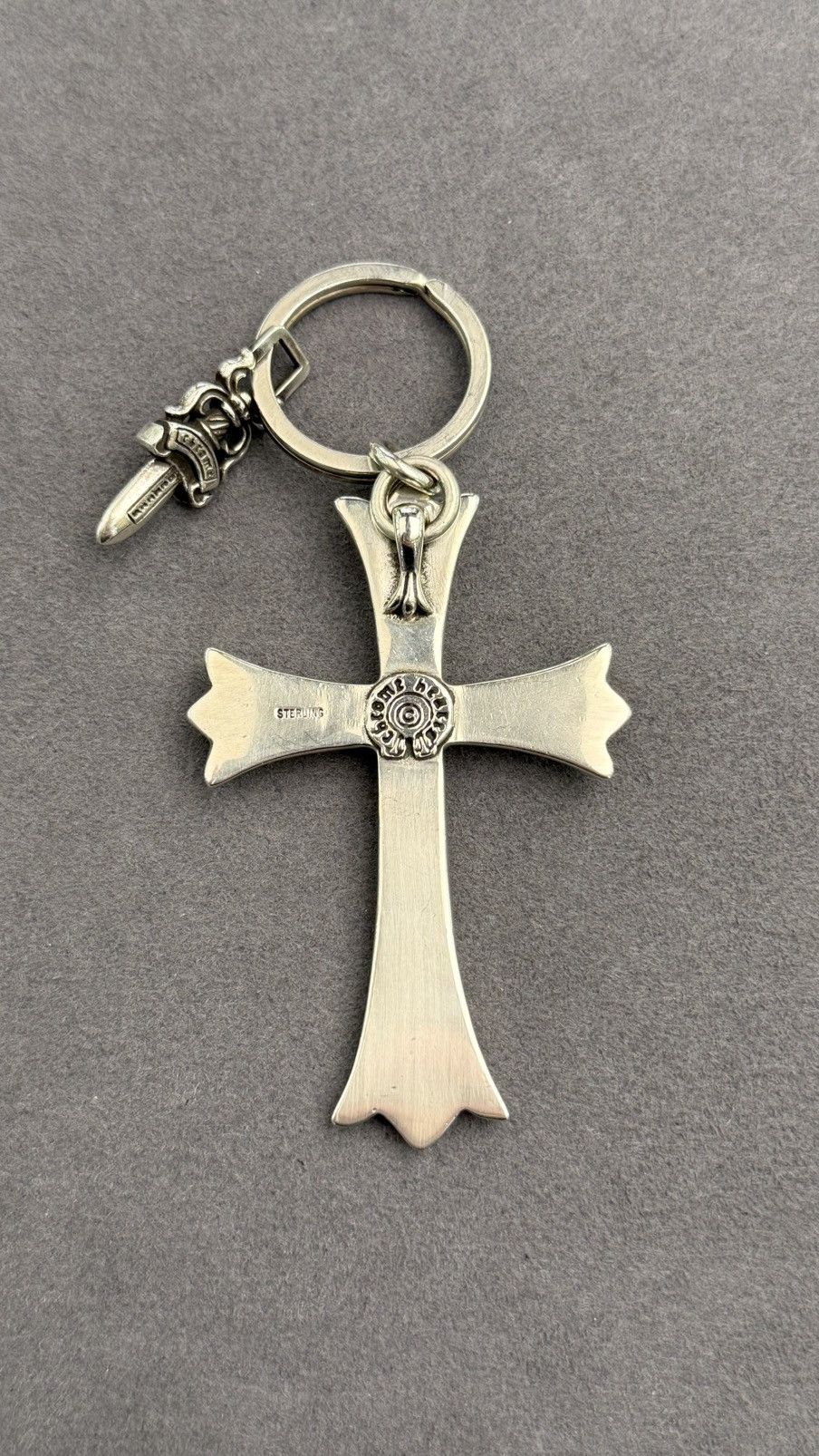 Chrome Hearts Chrome Hearts Cross & Dagger Keychain Silver 925 New Size ONE SIZE - 3 Thumbnail