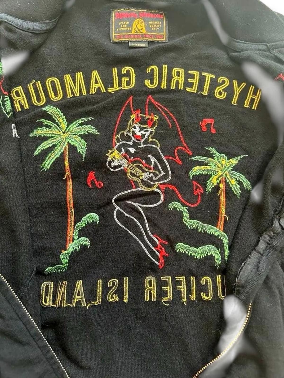 Hysteric Glamour Hysteric Glamour - M Lucifer Island Black Bomber Jacket Size M / US 6-8 / IT 42-44 - 6 Thumbnail