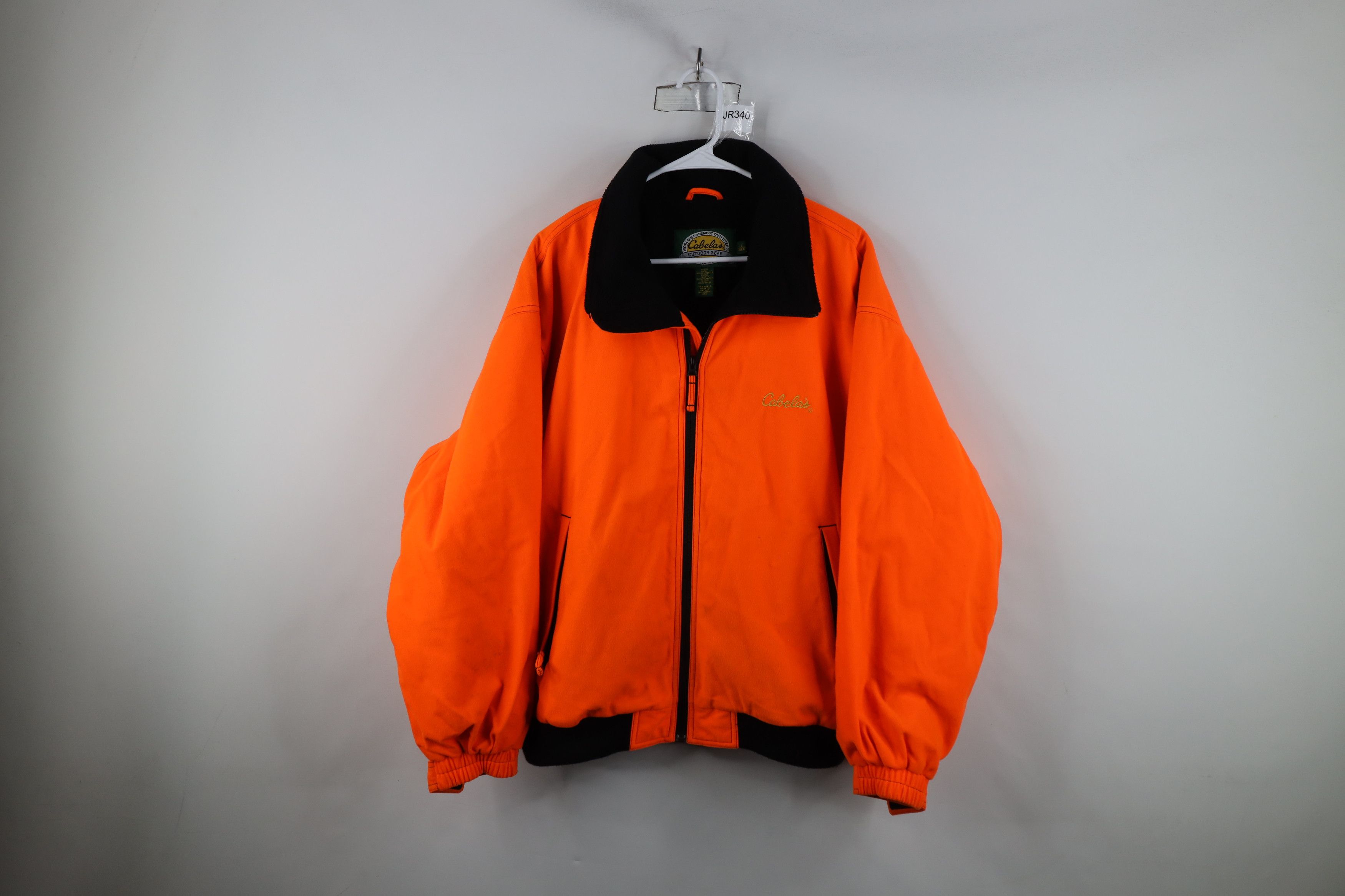Cabelas × Vintage Vintage 90s Cabelas Fleece Lined Chamois Cloth Bomber Jacket Size US L / EU 52-54 / 3 - 1 Thumbnail