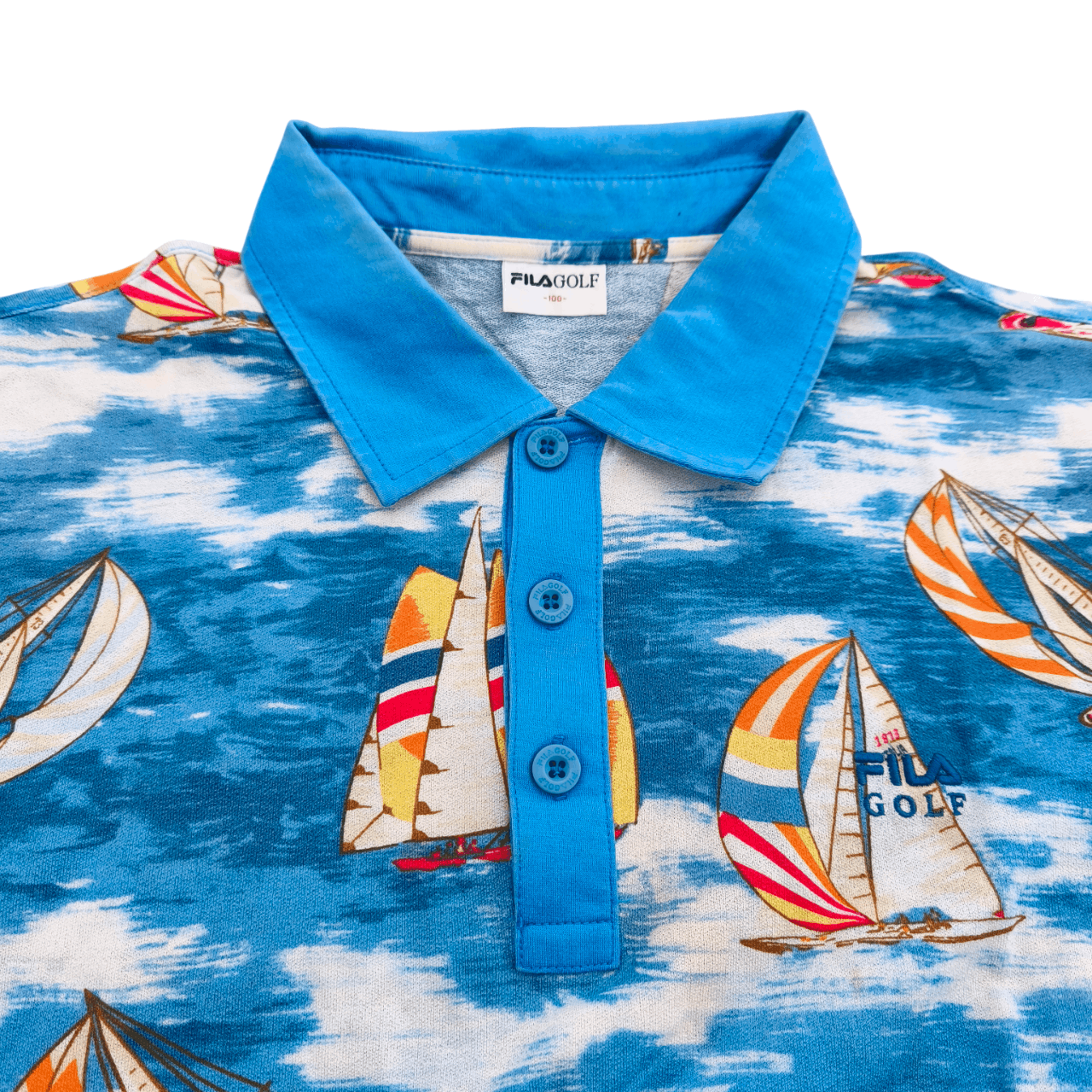 Fila Vintage Fila Hawaii Polo Shirt Size US L / EU 52-54 / 3 - 4 Thumbnail