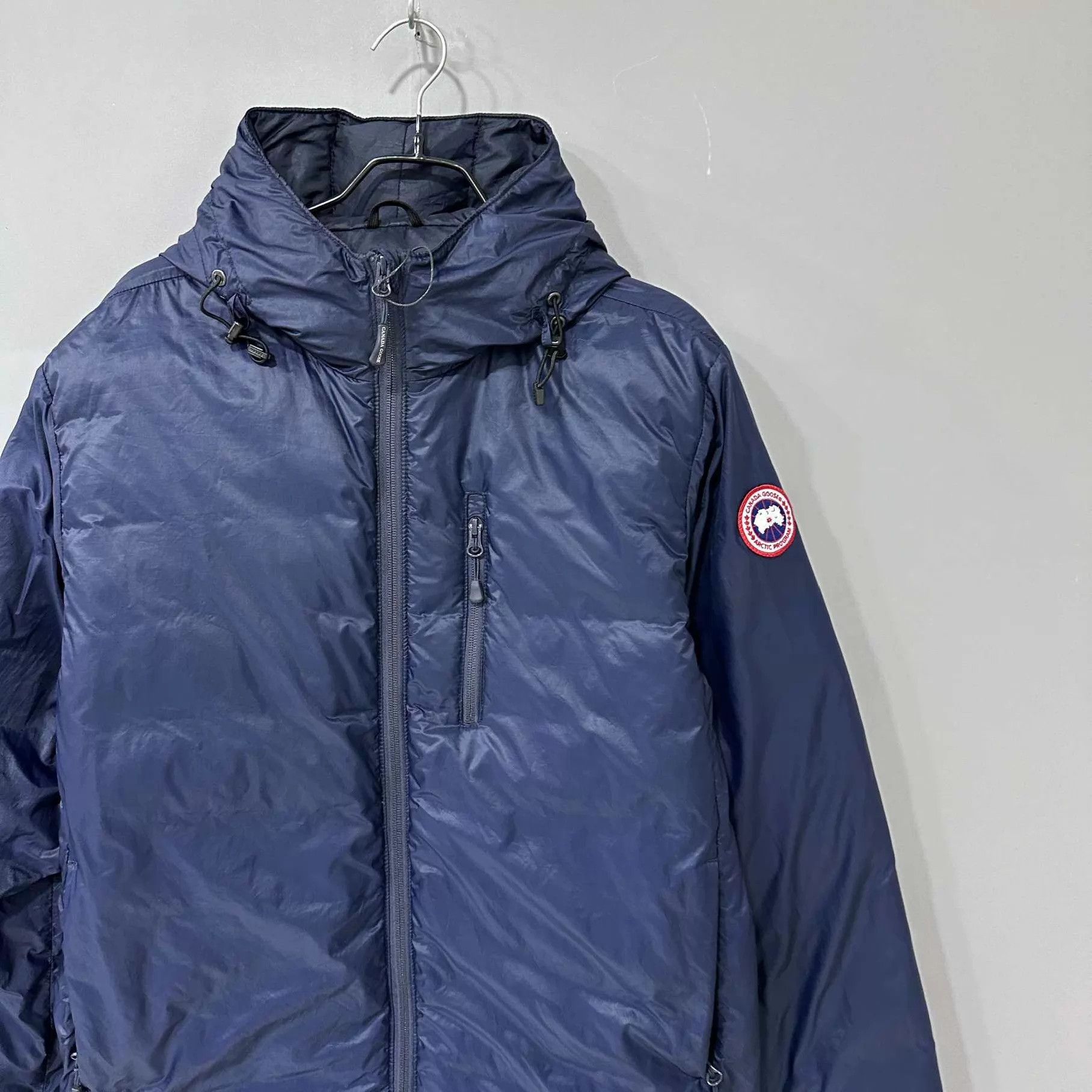 Canada Goose Canada Goose Navy Blue Logo Puffer Jacket Size M Size US M / EU 48-50 / 2 - 2 Thumbnail