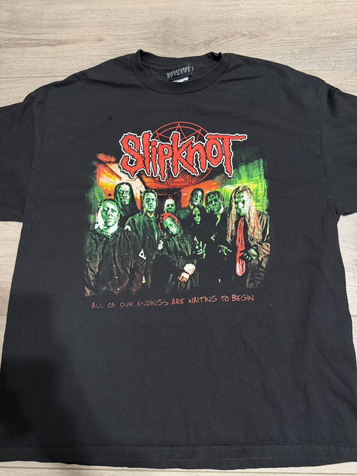 Vintage Vintage SlipKnot T-Shirt Size US L / EU 52-54 / 3 - 2 Thumbnail