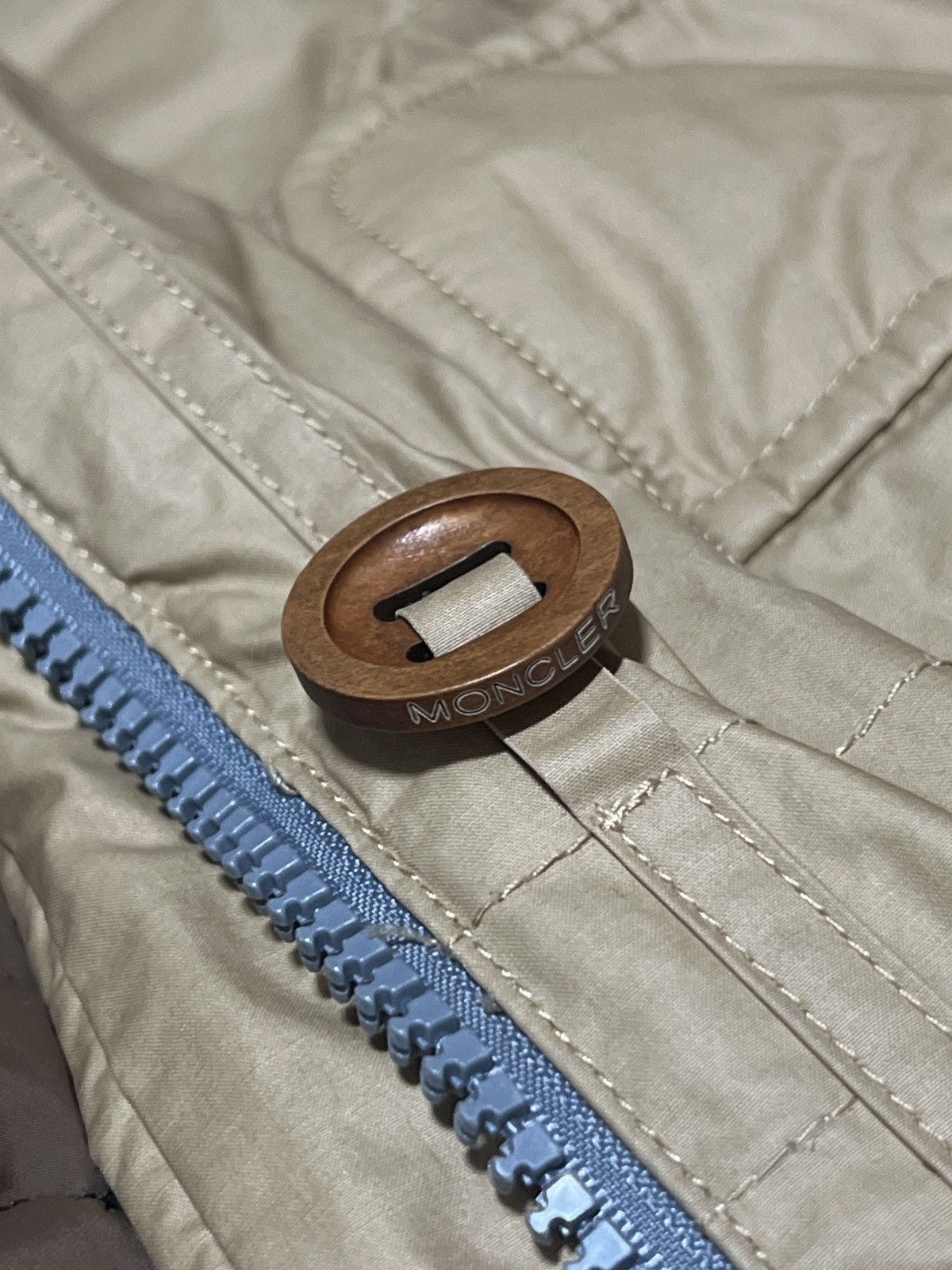 Moncler Grenoble Moncler Grenoble G32-003 Beige Wool Panel Parka Rare Vintage Size US M / EU 48-50 / 2 - 7 Thumbnail
