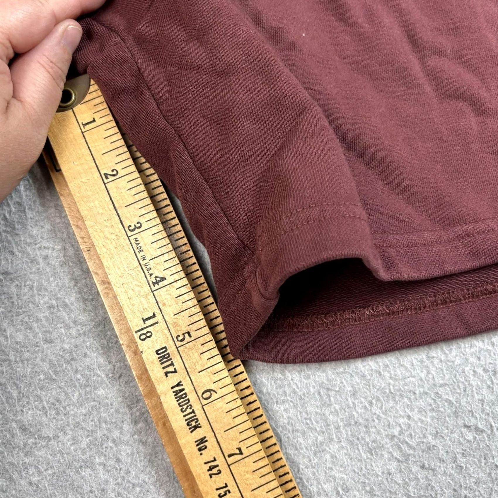 SKIMS SKIMS Shorts Womens 4X Oxblood Terry Fleece Relaxed Drawstring Pockets Comfort Size 40" / US 18 - 5 Thumbnail