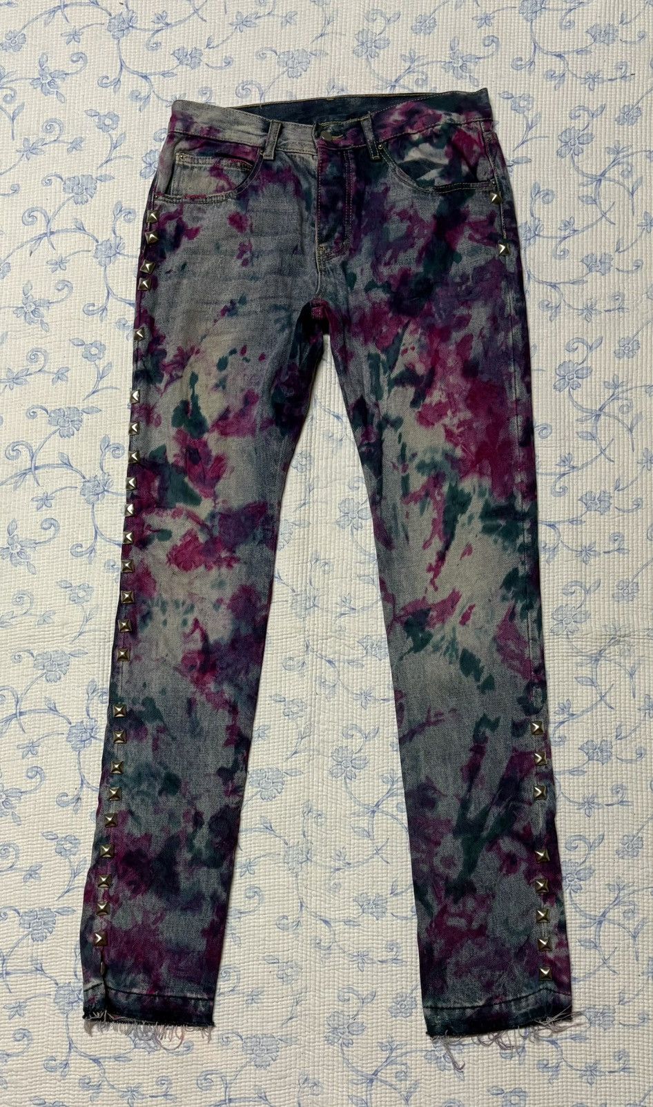 MNML MNML Streetwear Punk Jeans Distressed Denim Size US 31 - 1 Thumbnail
