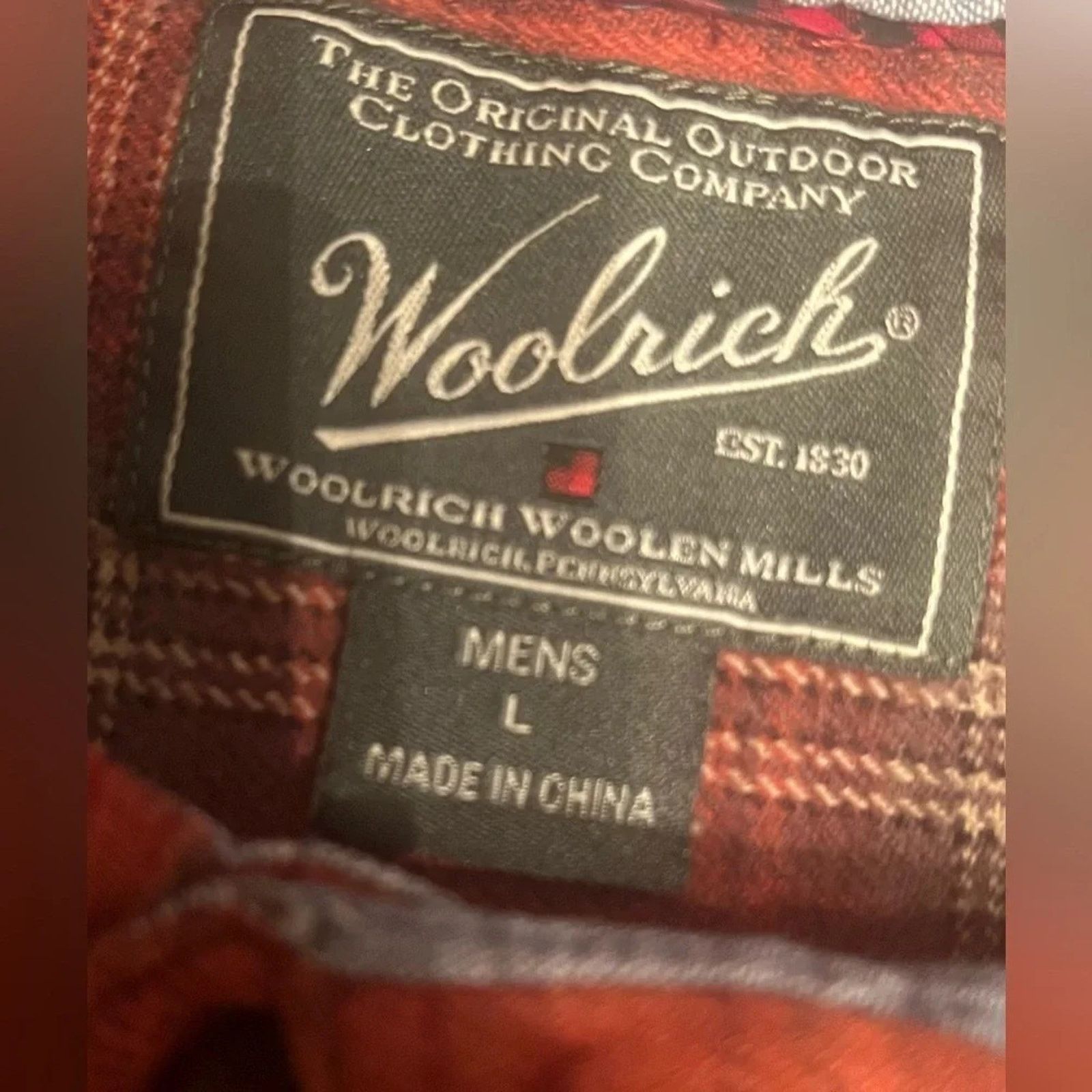 Woolrich Woolen Mills Woolrich flannel button down shirt, size Large Size US L / EU 52-54 / 3 - 2 Thumbnail