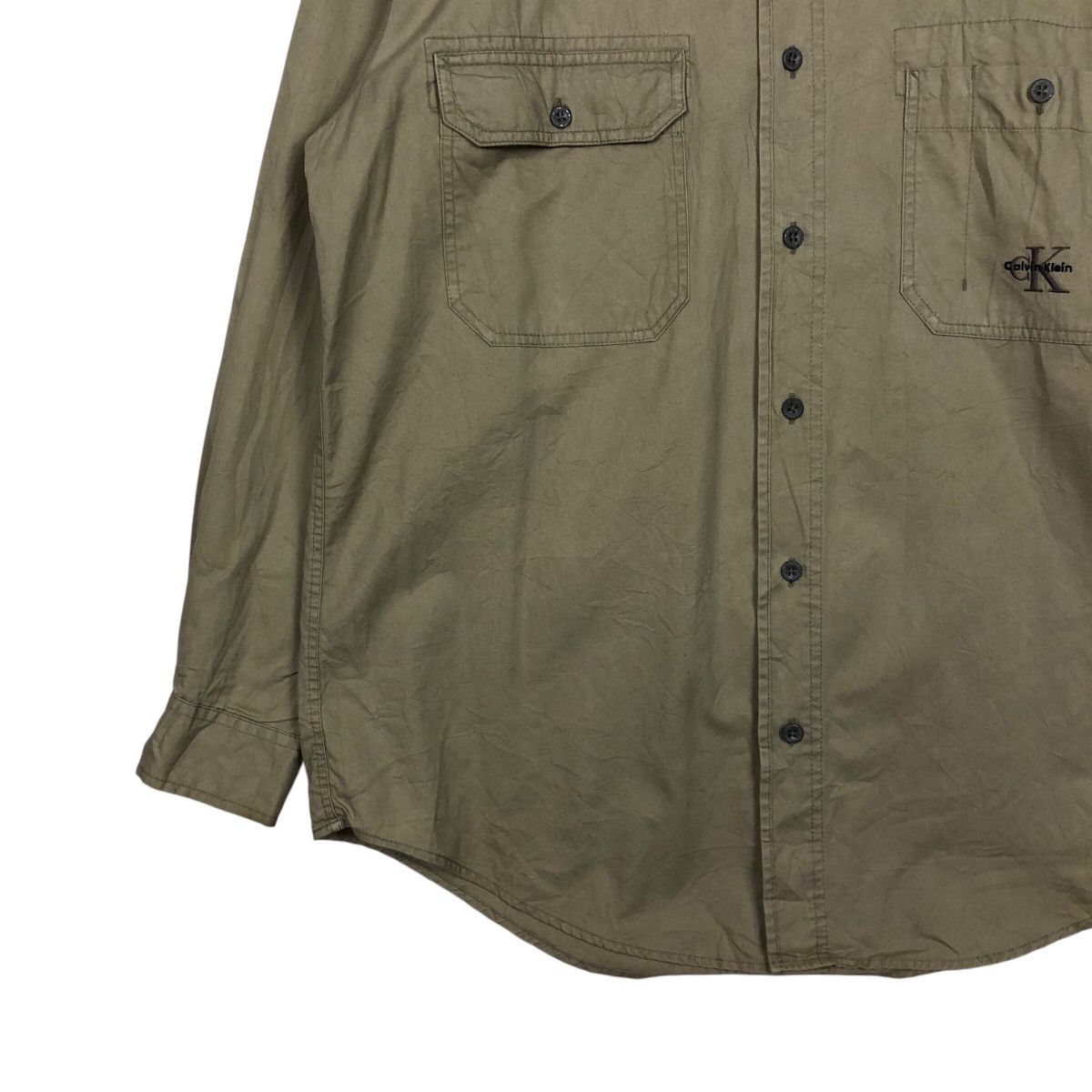 Calvin Klein × Japanese Brand 📌Vintage Chore Work Shirt Jacket Calvin Klein Jeans Size US M / EU 48-50 / 2 - 5 Thumbnail