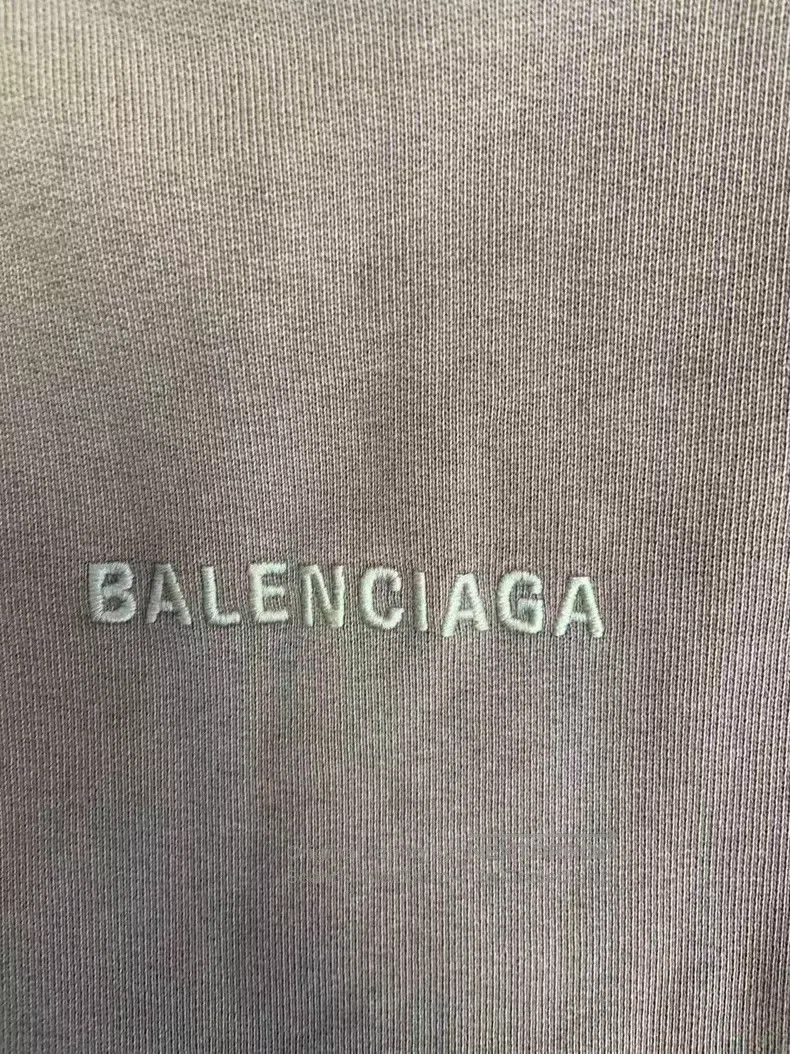 Balenciaga Balenciaga Washed Alphabet Embroidered Hooded Sweatshirt - Size US L / EU 52-54 / 3 - 3 Thumbnail