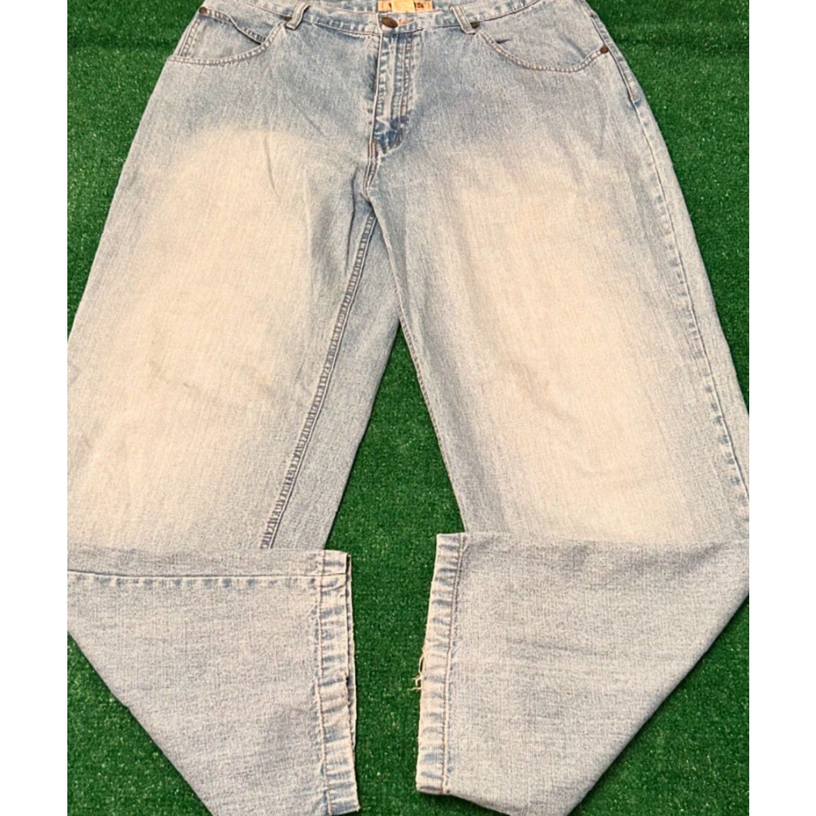 Enyce VINTAGE Enyce Webs Baggy Grunge Jeans VTG Mens Size 40 Light Wash 34 Inseam Denim Relaxed Wide-Leg Skatewear Hip Hop Y2K Webs Baggy Jeans Size US 40 / EU 56 - 3 Thumbnail