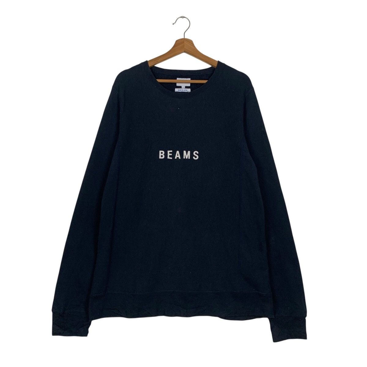 BEAMS Center Logo Crewneck Sweatshirt #3605-C165
