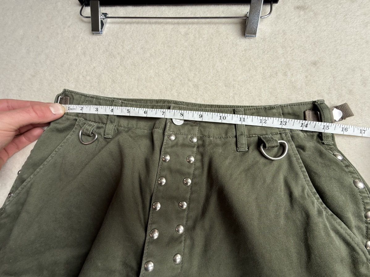 Celine × Hedi Slimane $1.2k SS22 Celine studded raw hem cargo shorts 48 Hedi Size US 30 / EU 46 - 4 Thumbnail