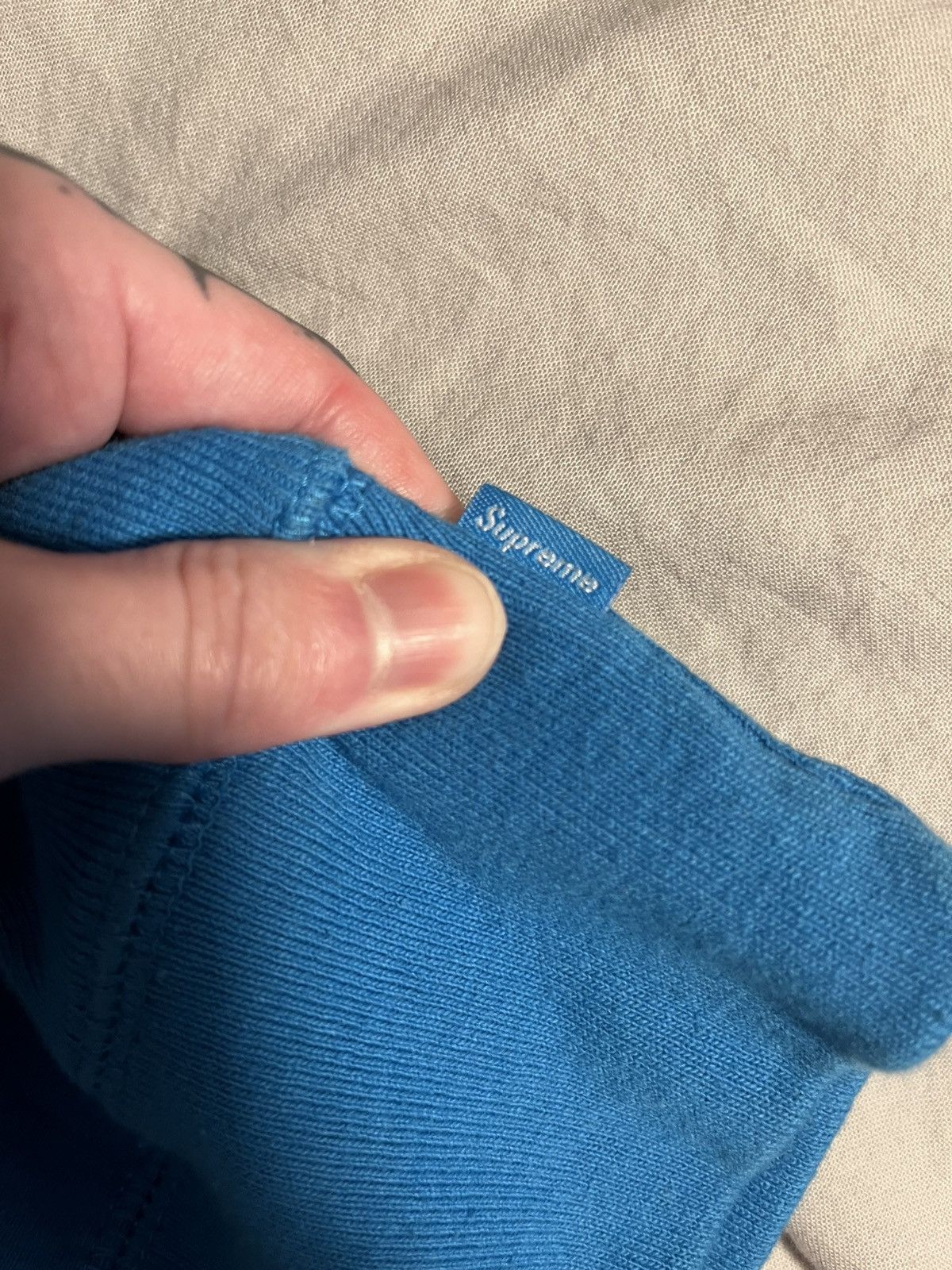 Supreme Supreme bright royal blue box logo crewneck Size US L / EU 52-54 / 3 - 5 Thumbnail
