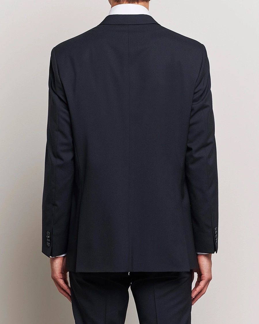 Designer × Oscar Jacobson Oscar Jacobson Mens Blue Suit Blazer Jacket Trouser Pants Size 40L - 3 Thumbnail
