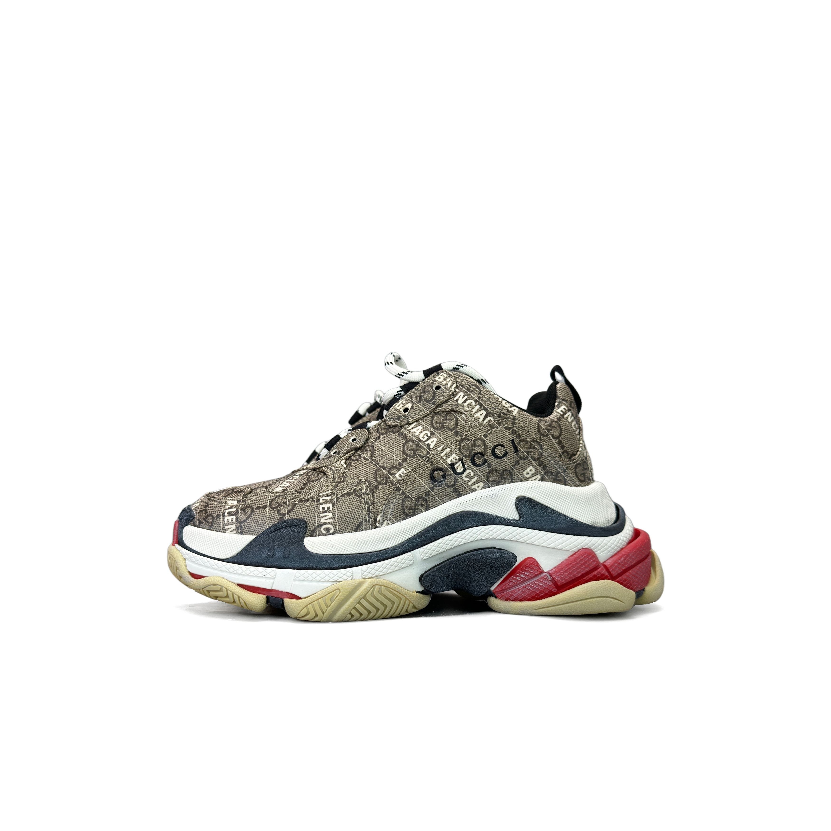 Balenciaga × Gucci Balenciaga x Gucci Triple S Sneakers Size 34 Size US 4 / IT 34 - 1 Thumbnail