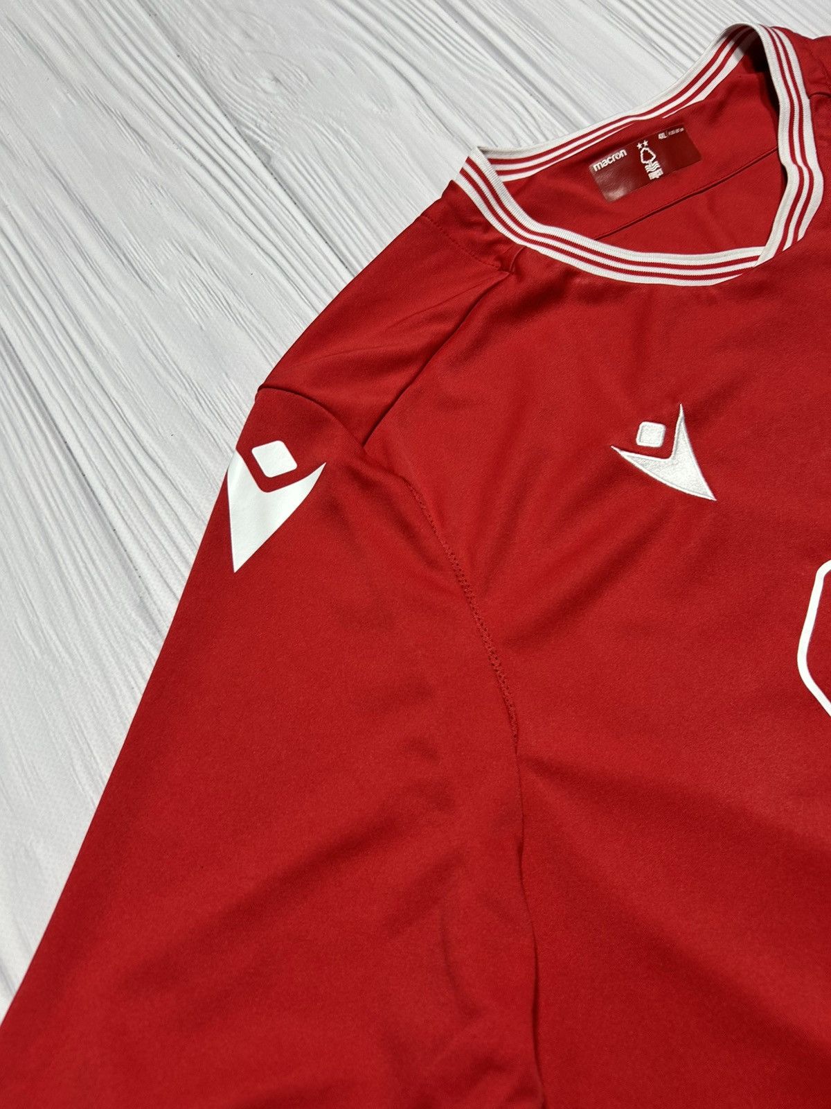 Macron 2020-21 Nottingham Forest #22 R Hodgkin Home Jersey Size 4XL Size US XXL / EU 58 / 5 - 11 Thumbnail