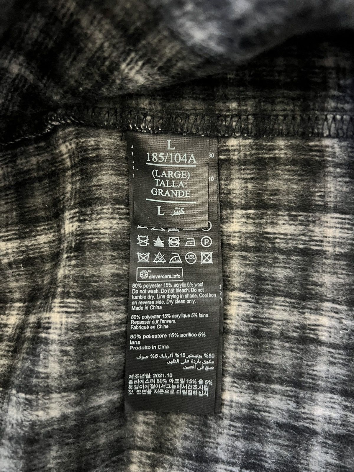 Allsaints All saints Plaid button up shacket Size US L / EU 52-54 / 3 - 4 Thumbnail