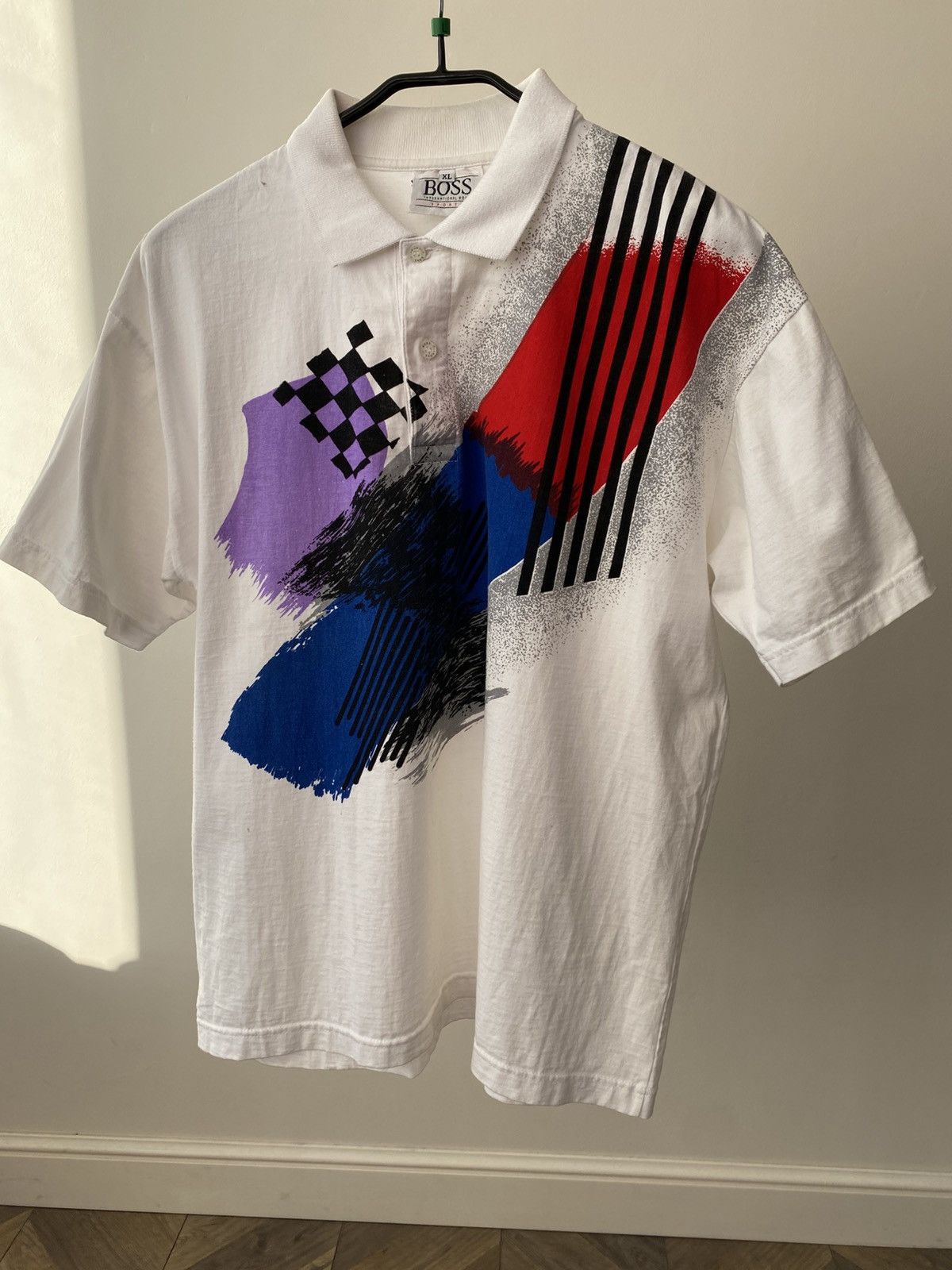 Hugo Boss Vintage Hugo Boss International Sports Polo Shirt 90s Size US XL / EU 56 / 4 - 3 Thumbnail