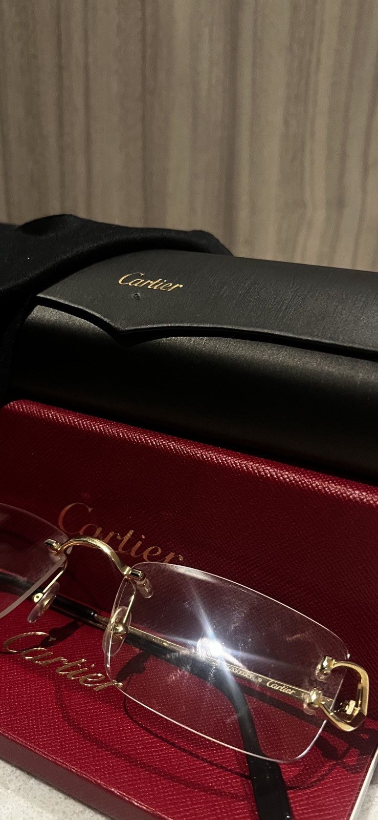 Cartier Cartier square-framed glasses Size ONE SIZE - 2 Thumbnail