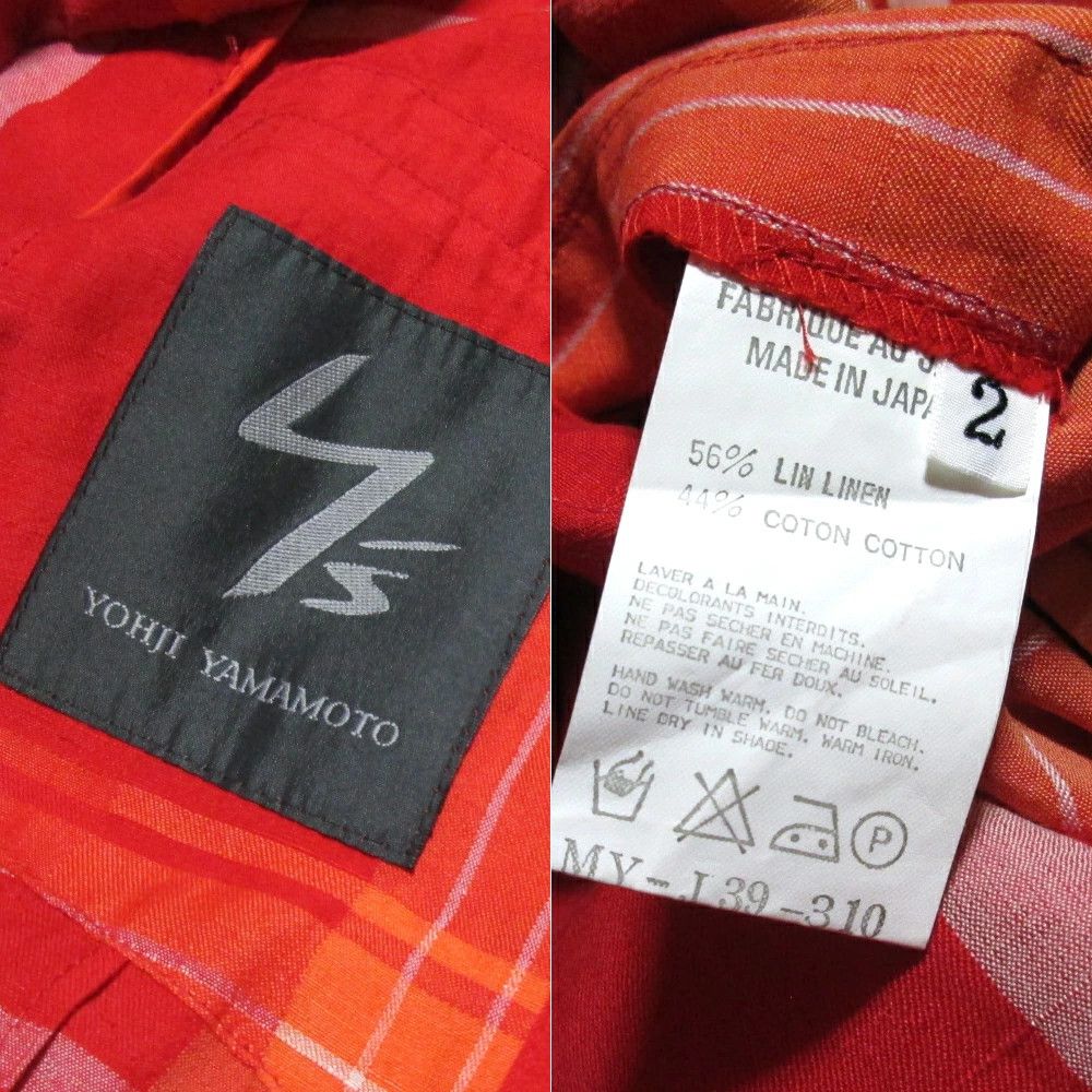 Yohji Yamamoto Y's HOMME Yohji Yamamoto tartan check jacket Size US M / EU 48-50 / 2 - 3 Thumbnail