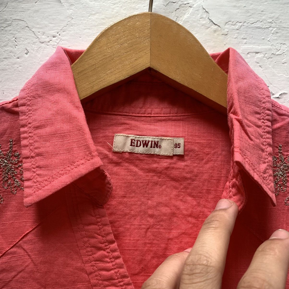 Edwin VINTAGE EDWIN EMBROIDERED WASTERN SHIRT IFSIXWASNINE STYLE Size M / US 6-8 / IT 42-44 - 7 Thumbnail
