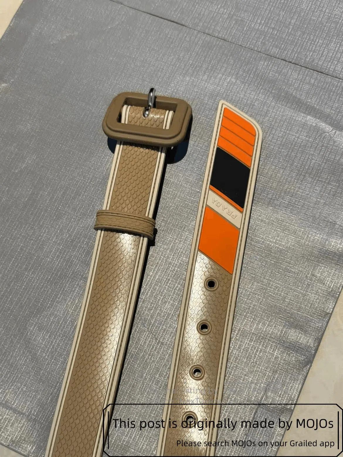 Prada Prada Runway Joint Material Racer Belt. Size ONE SIZE - 5 Thumbnail