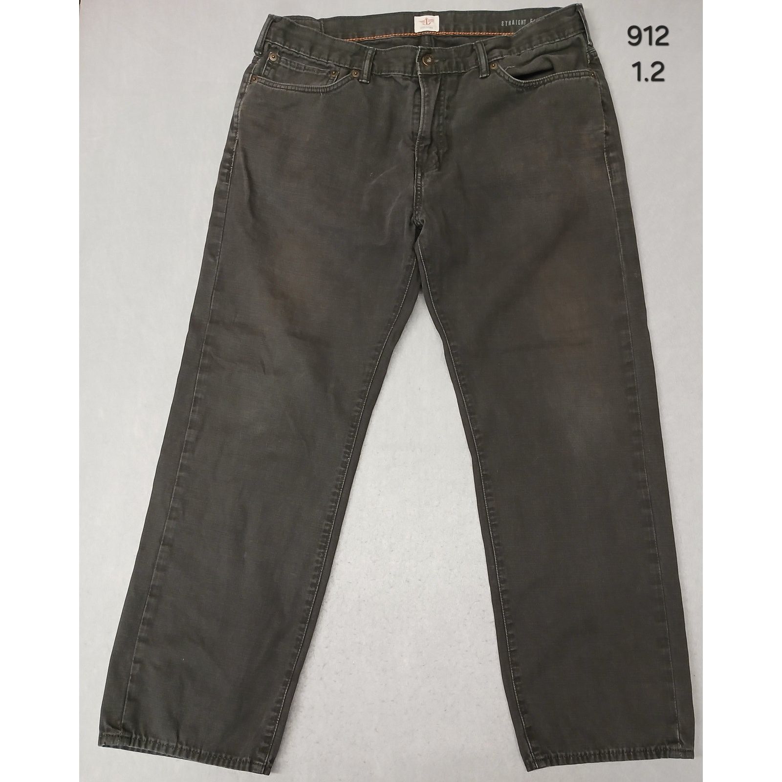 Dockers Dockers (36x30) Men's Charcoal Straight Fit Denim Jeans Size US 36 / EU 52 - 1 Thumbnail