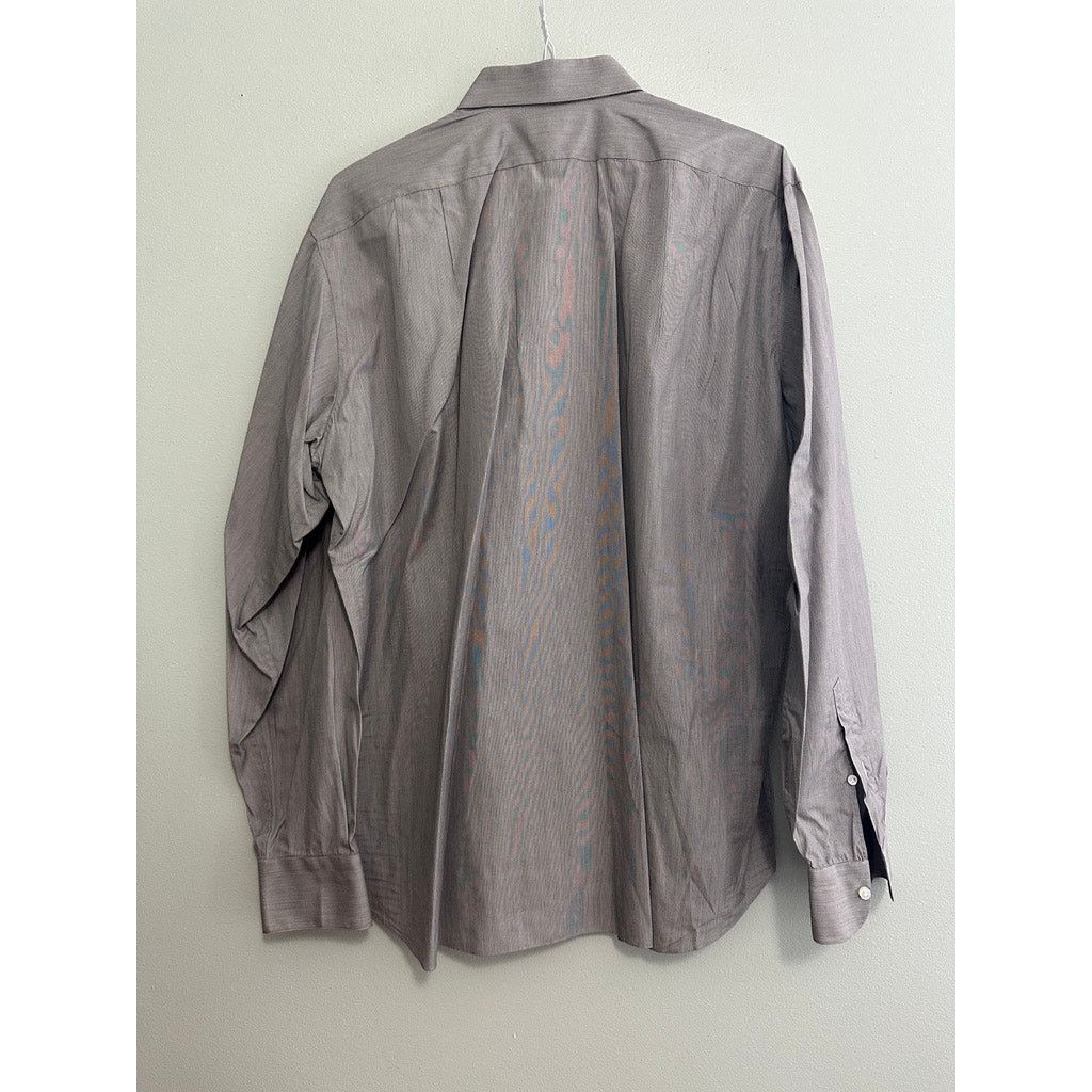 Neiman Marcus Fray for Neiman Marcus black micro stripe button down Size US L / EU 52-54 / 3 - 3 Thumbnail
