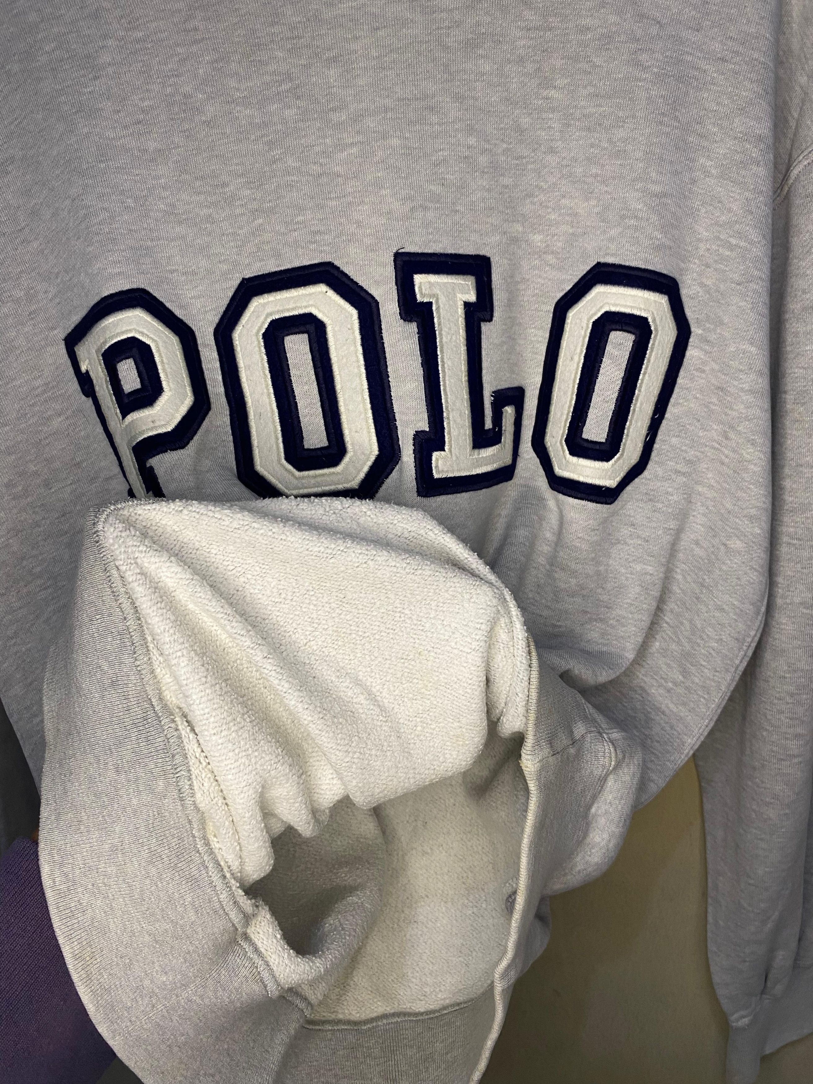 Polo Ralph Lauren Sweatshirt Crewneck Polo with "POLO" Size US L / EU 52-54 / 3 - 6 Thumbnail