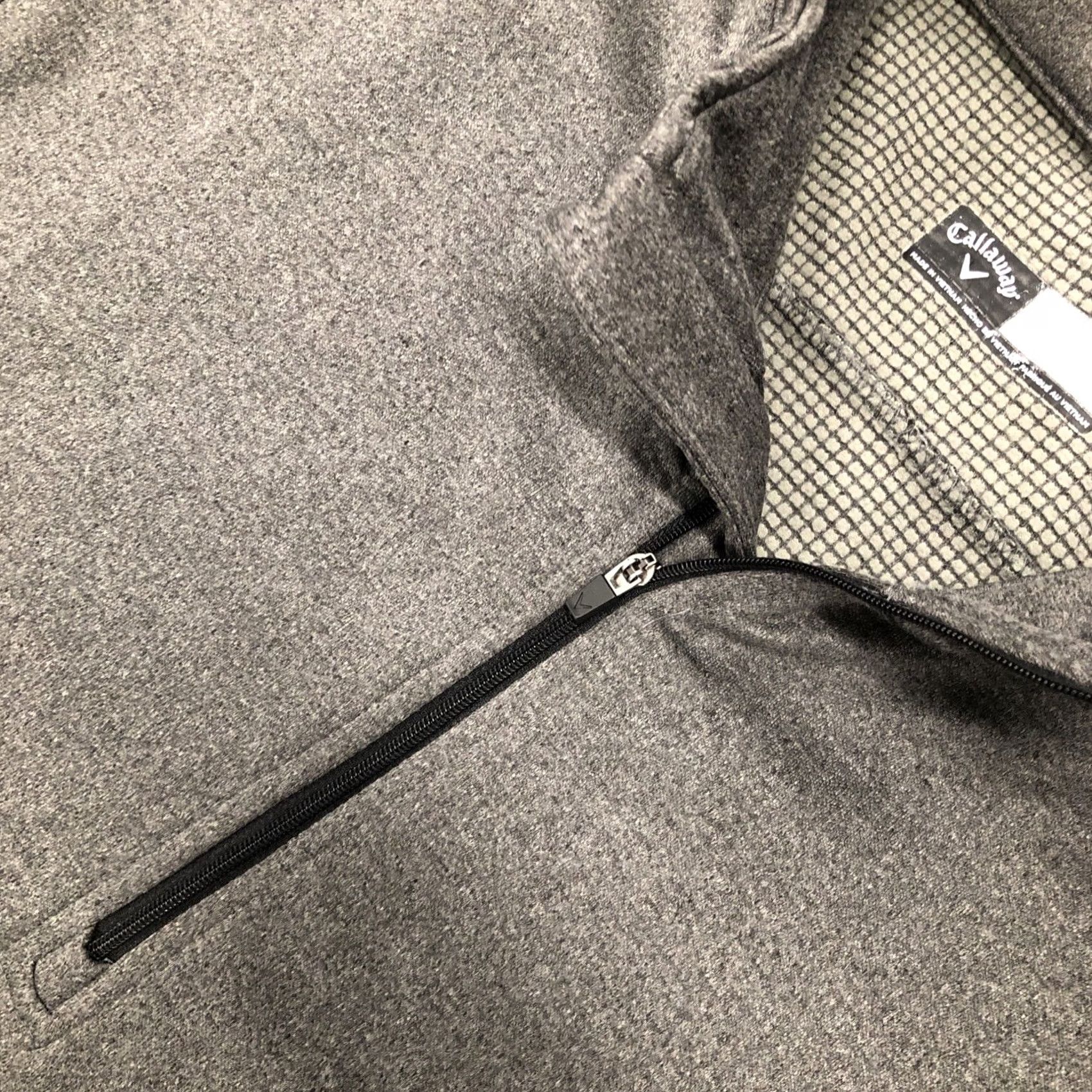 Callaway CALLAWAY 1/4 ZIP GOLF PULLOVER MENS LARGE GRAY Size US L / EU 52-54 / 3 - 5 Thumbnail
