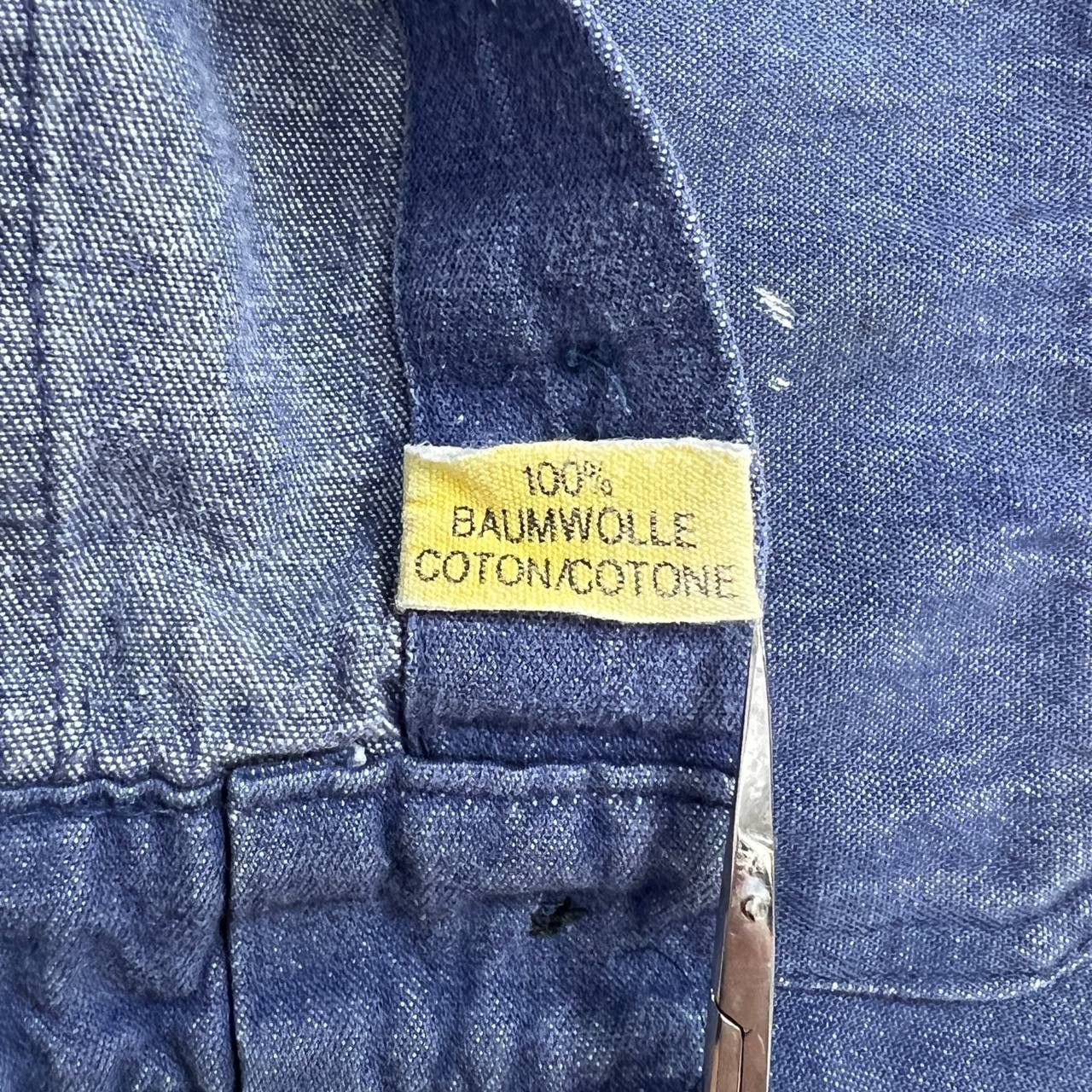 Le Laboureur Vintage 80s French Workwear Faded Sanfor Pants Size US 38 / EU 54 - 19 Thumbnail