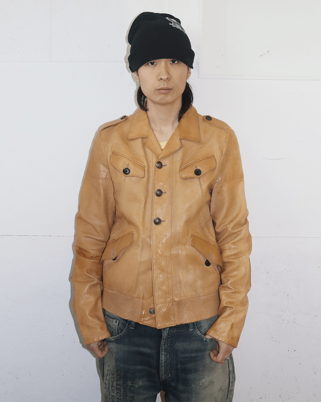 Gucci Gucci by Tom Ford Elbow Patch Detail Leather Blouson Size US M / EU 48-50 / 2 - 2 Thumbnail
