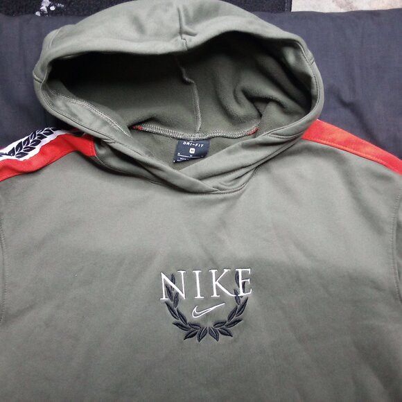 Nike × Vintage Vintage Y2K Nike Dri-Fit Hoodie Sweatshirt Size US M / EU 48-50 / 2 - 1 Thumbnail