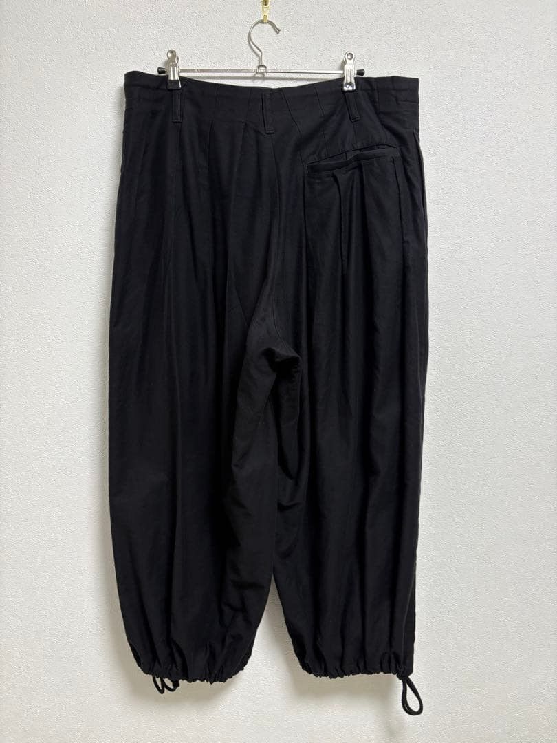 Yohji Yamamoto yohji yamamoto pour homme/25SS cotton twill balloon pants Size US 34 / EU 50 - 5 Thumbnail