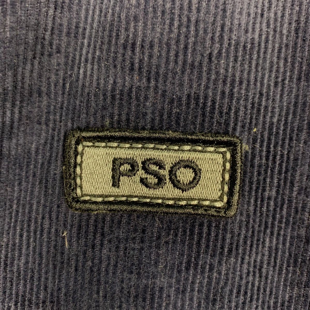 Japanese Brand PSO Brand Blue Black Corduroy Varsity Jacket #1846-C80 Size US M / EU 48-50 / 2 - 15 Thumbnail