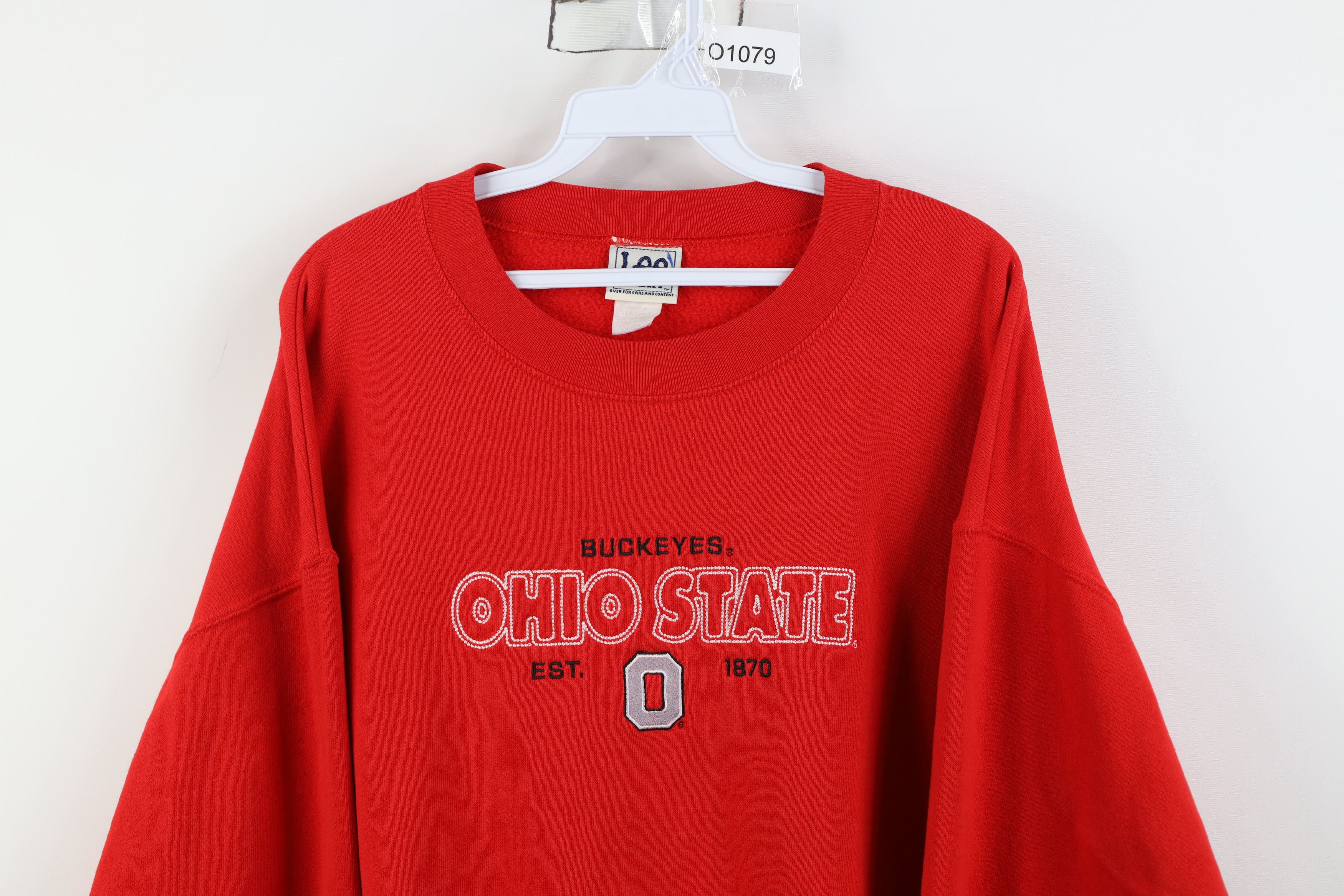 Vintage Vintage 90s Spell Ohio State University Crewneck Sweatshirt Size US L / EU 52-54 / 3 - 2 Thumbnail
