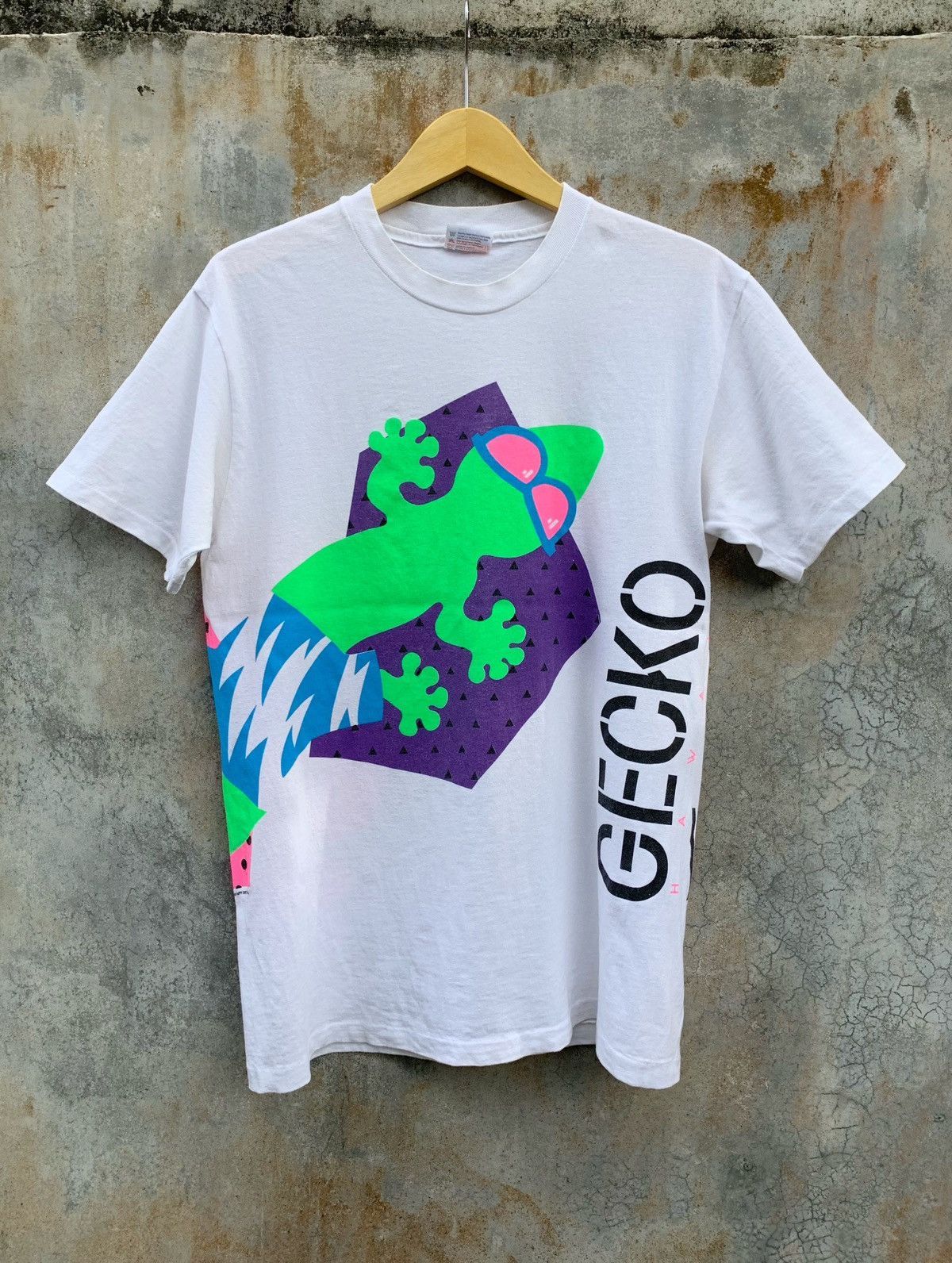 Vintage 1988 Gecko Hawaii Tee Size US M / EU 48-50 / 2 - 1 Thumbnail