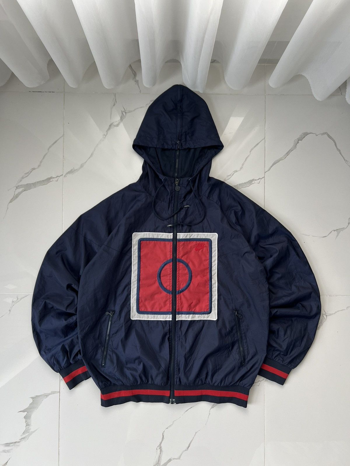 Nike × Vintage 90’s RARE FULL ZIP NIKE TRACK JACKET Y2K SWOOSH LOGO Size US M / EU 48-50 / 2 - 2 Thumbnail