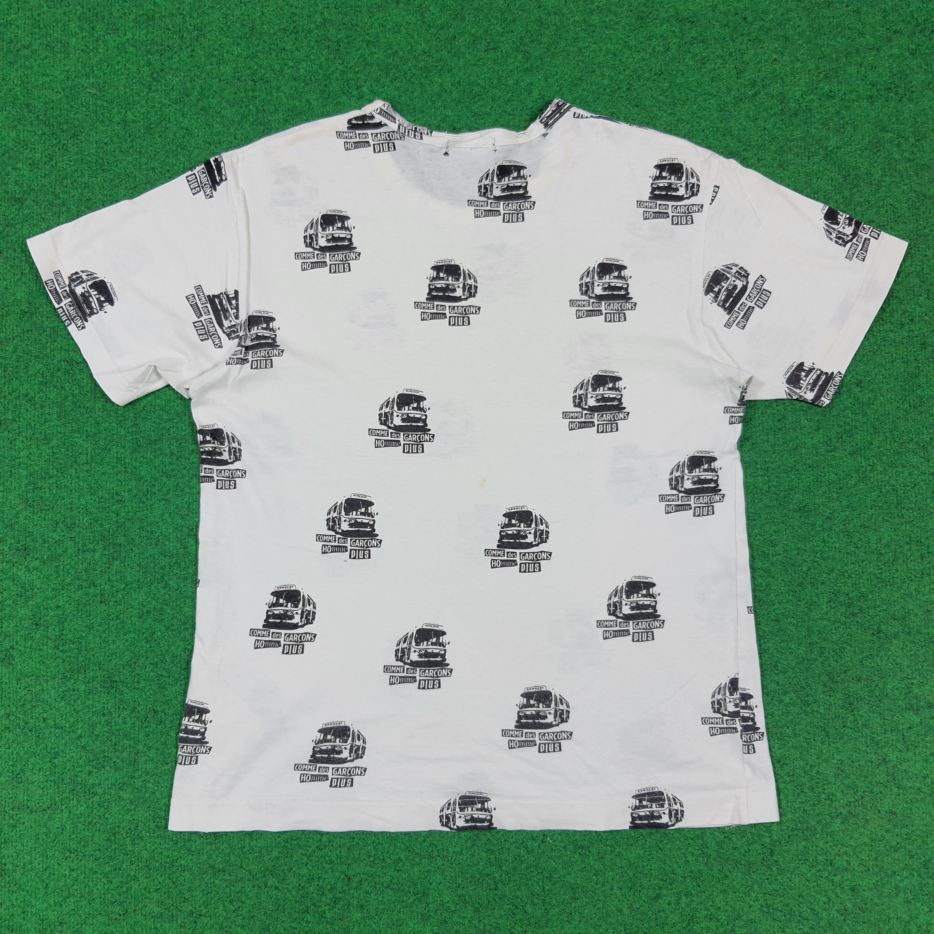 Comme des Garcons Homme Plus Vintage Comme des Garcons Overprint Bus Graphic Tee C294N48 Size US M / EU 48-50 / 2 - 3 Thumbnail