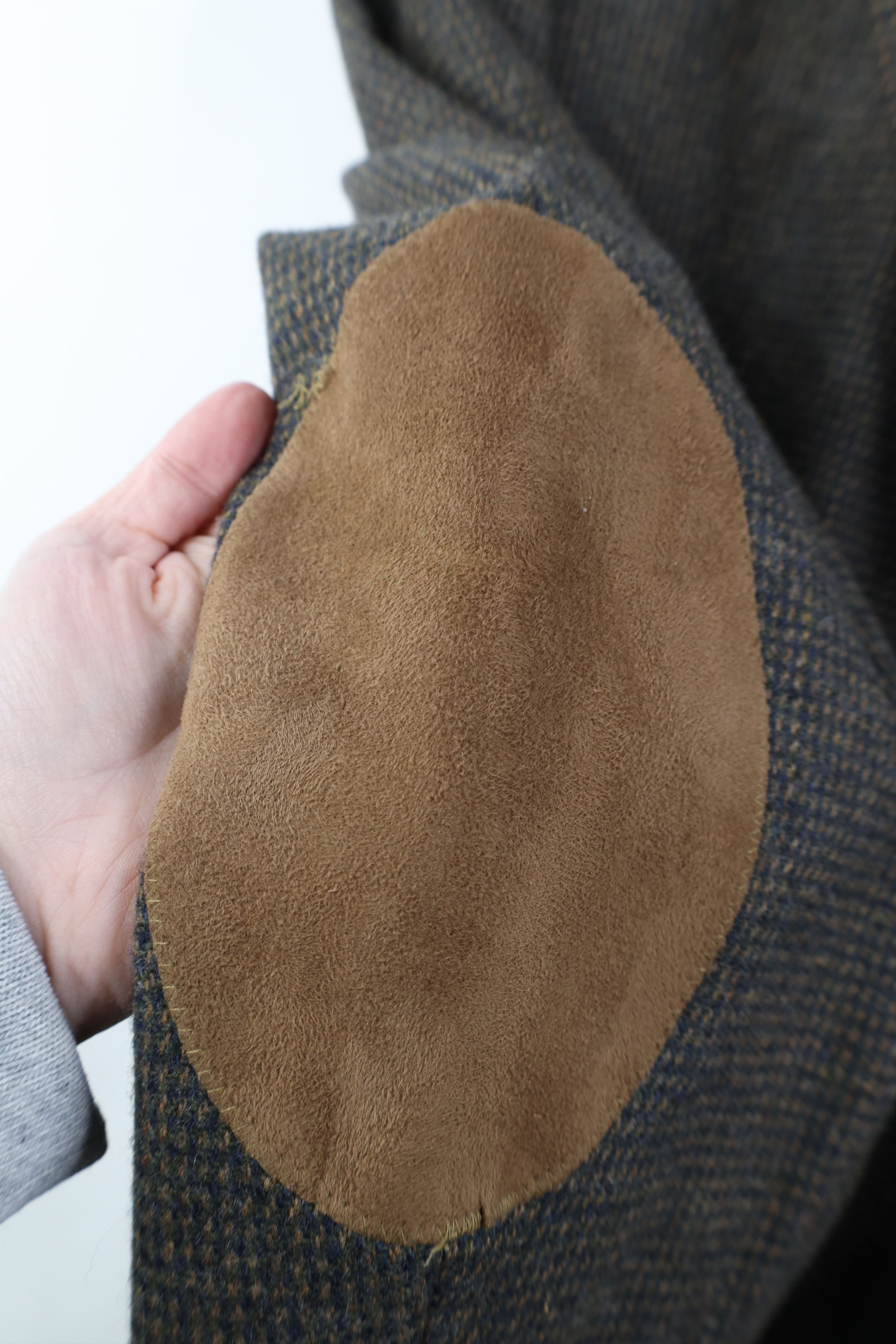Vintage Vintage 70s Streetwear Elbow Patch Suit Coat Blazer Jacket Size US XXL / EU 58 / 5 - 5 Thumbnail