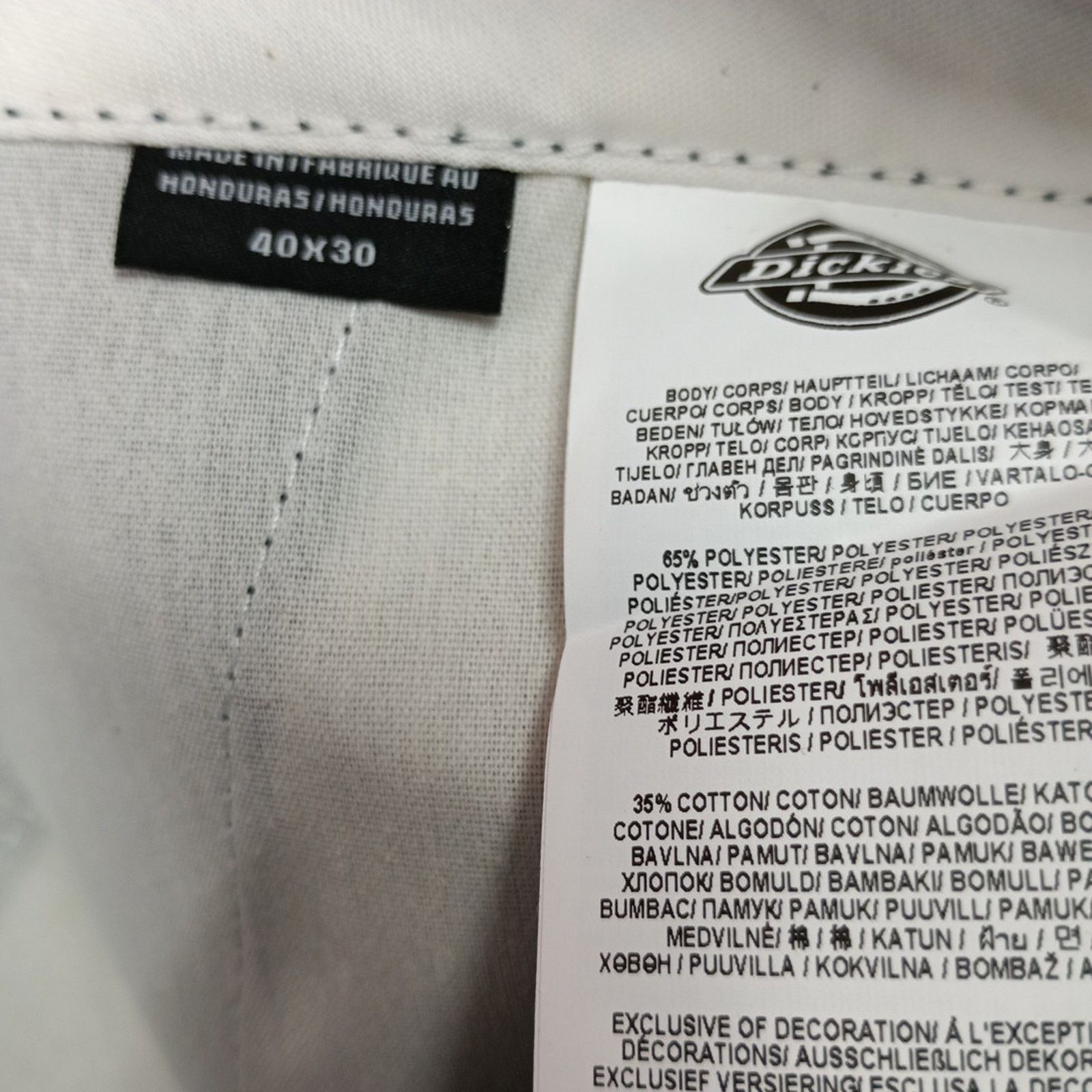 Dickies Dickies 874 Work Pants Men's 40x30 Flex Blue Original Fit Size US 40 / EU 56 - 5 Thumbnail