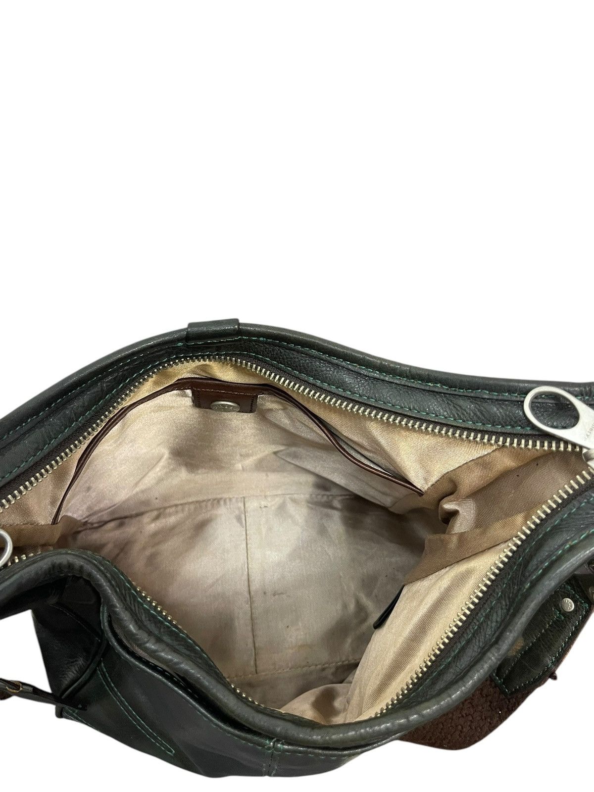 Genuine Leather Full Leather Aniary Japan Dark Green Cross Body Bag 1🟩6 Size ONE SIZE - 24 Thumbnail