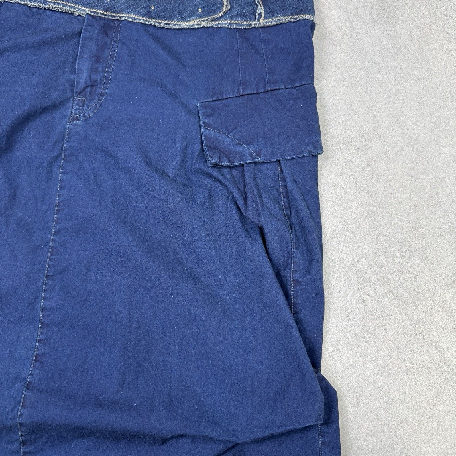 Marithe + Francois Girbaud Marithe Francois Girbaud Cargo Skirt Blue Cotton Size IT 44 Size M / US 6-8 / IT 42-44 - 8 Thumbnail