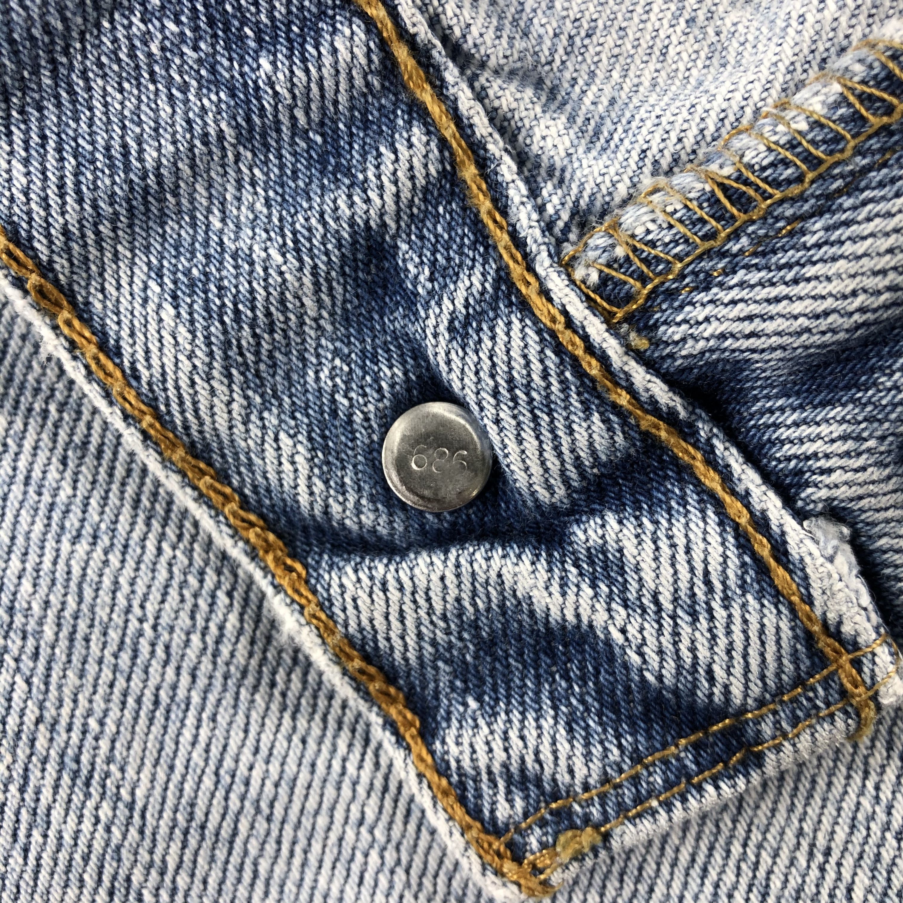 Levi's Vintage Blue Wash Levis 505 Jeans-J2446 Size US 36 / EU 52 - 10 Thumbnail