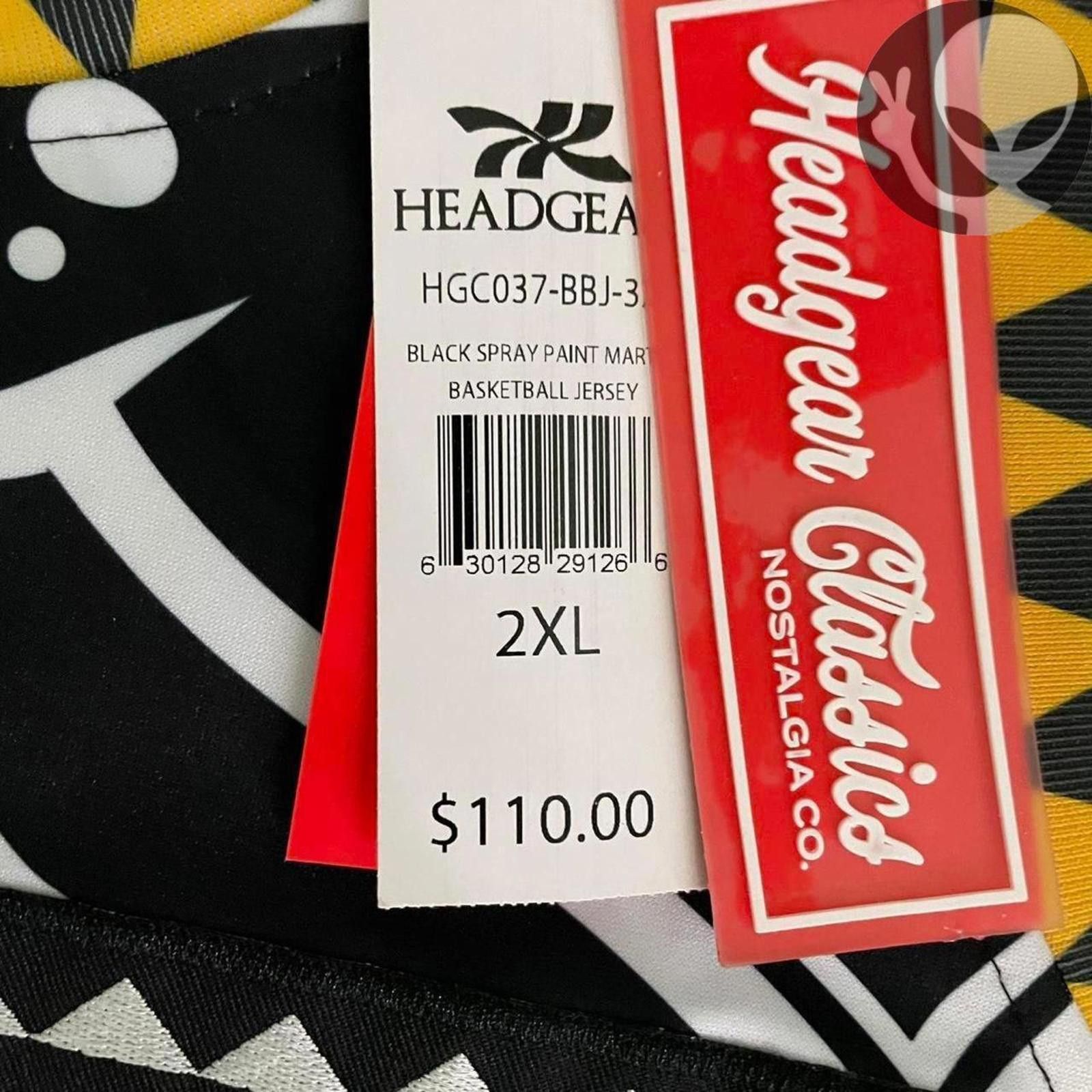 Other Headgear Classics Basketball Jersey 2XL Black Yellow Size US XXL / EU 58 / 5 - 6 Thumbnail