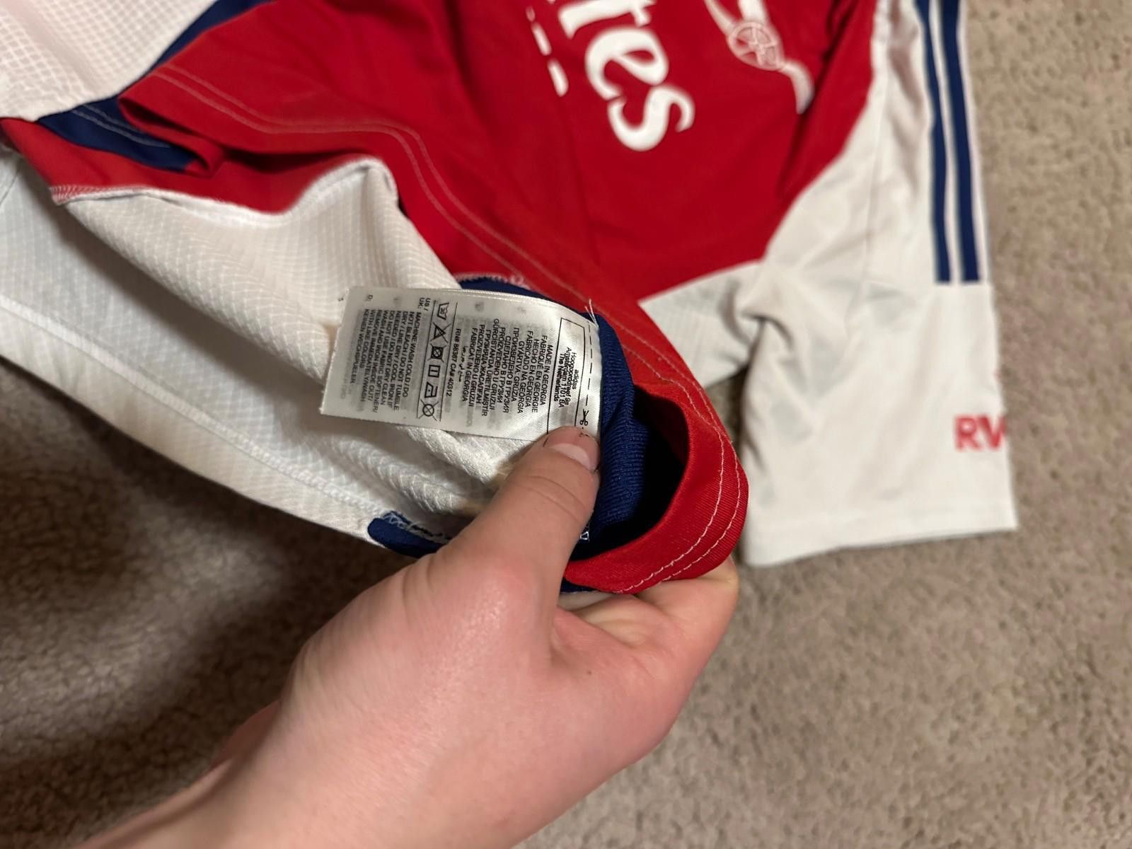 Adidas SAKA #7 Arsenal 2024/25 Home Football Shirt Soccer Jersey Size US L / EU 52-54 / 3 - 7 Thumbnail
