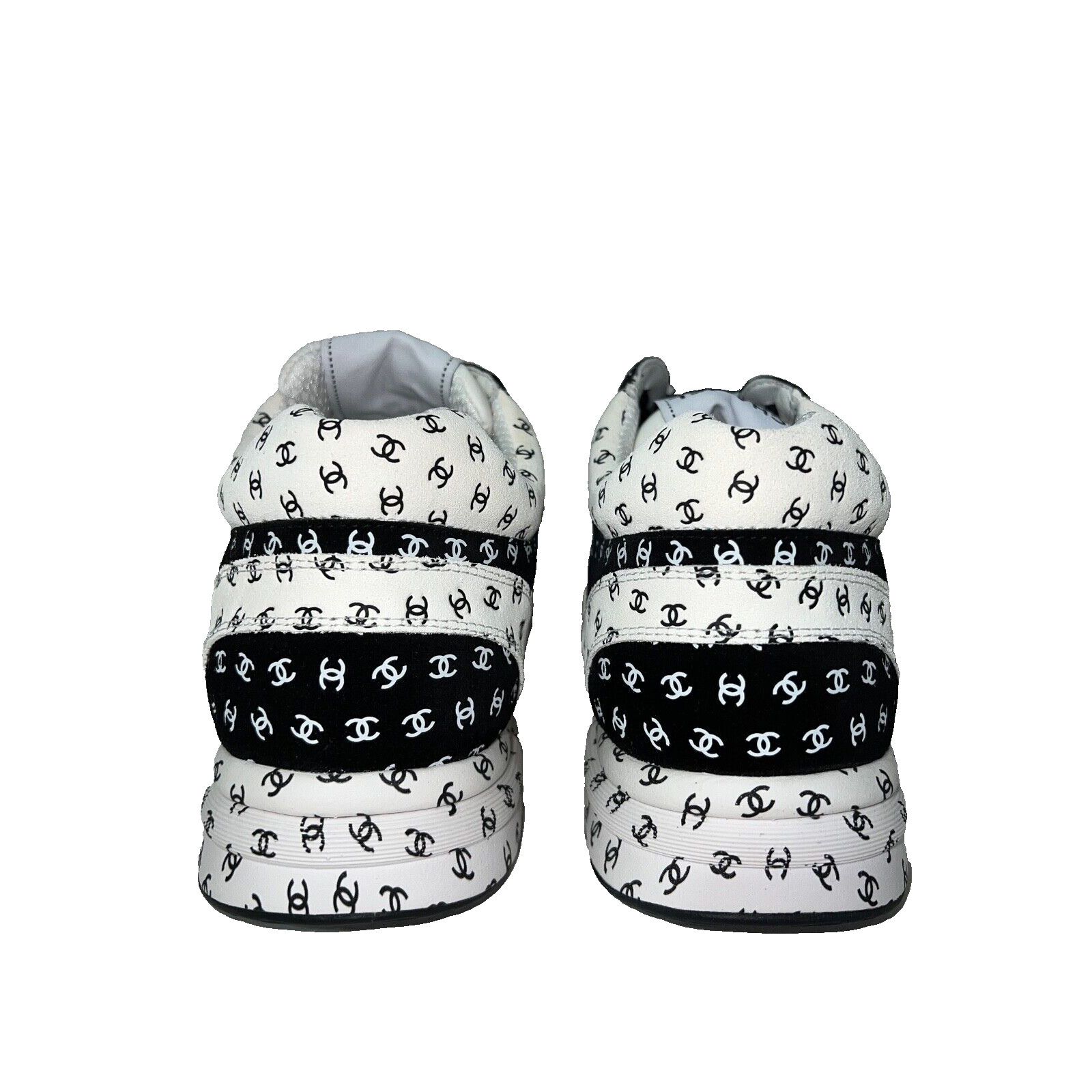 Chanel Chanel Suede All Over CC Logo Low Top Trainer Sneaker 44 11 Size US 11 / EU 44 - 8 Thumbnail