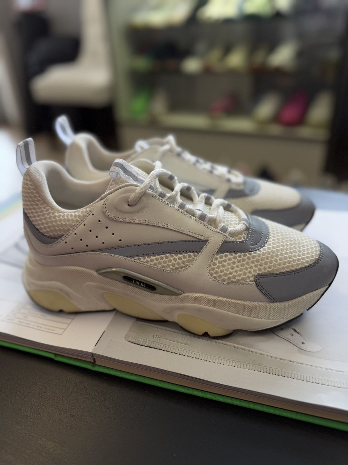 Dior Dior B22 White Sneakers Size 43EU/10US Discontinued Size US 10 / EU 43 - 2 Thumbnail