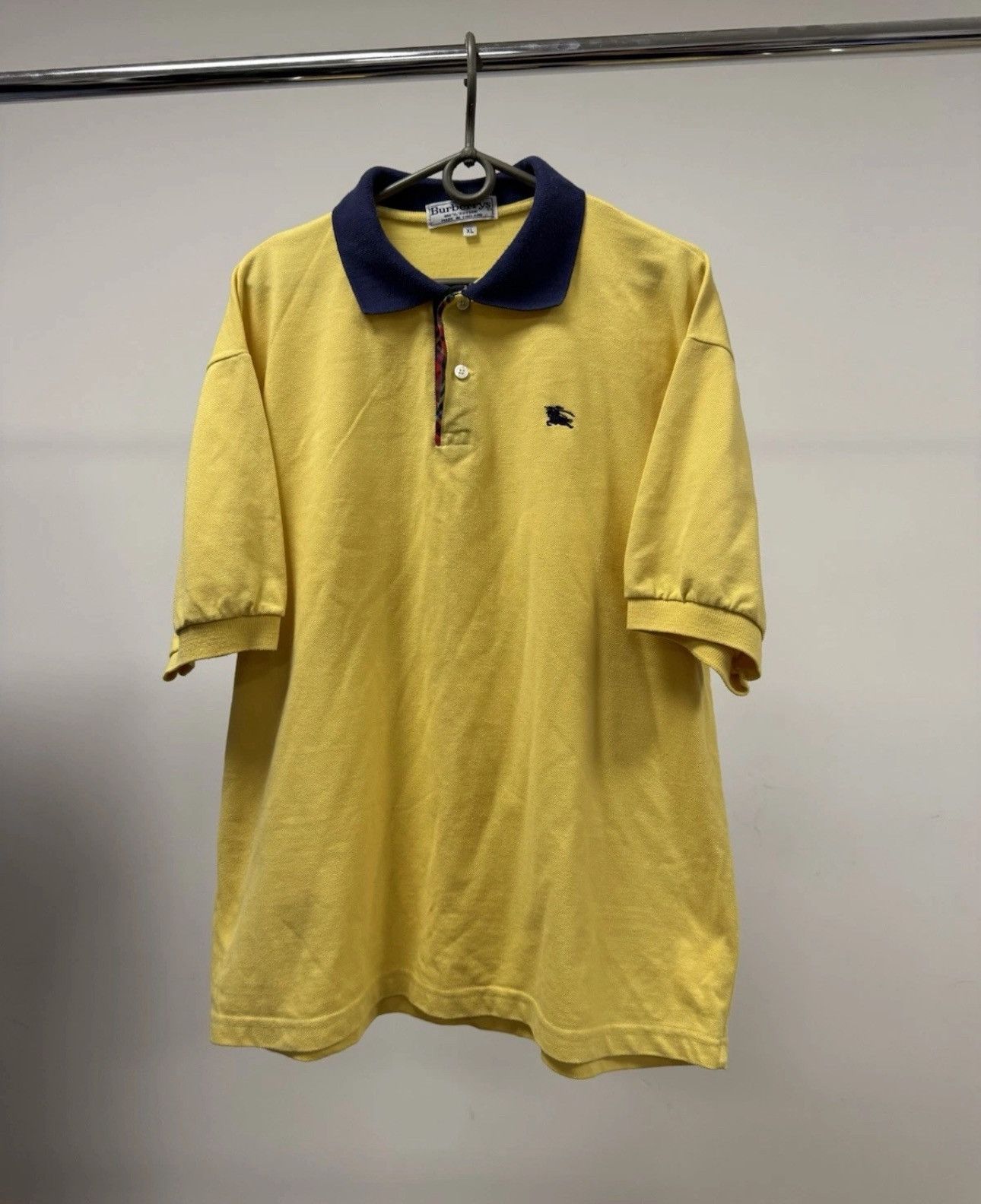 Burberry × Vintage Vintage Burberrys Polo Shirt Made in England Mens Xl Size Size US XL / EU 56 / 4 - 3 Thumbnail